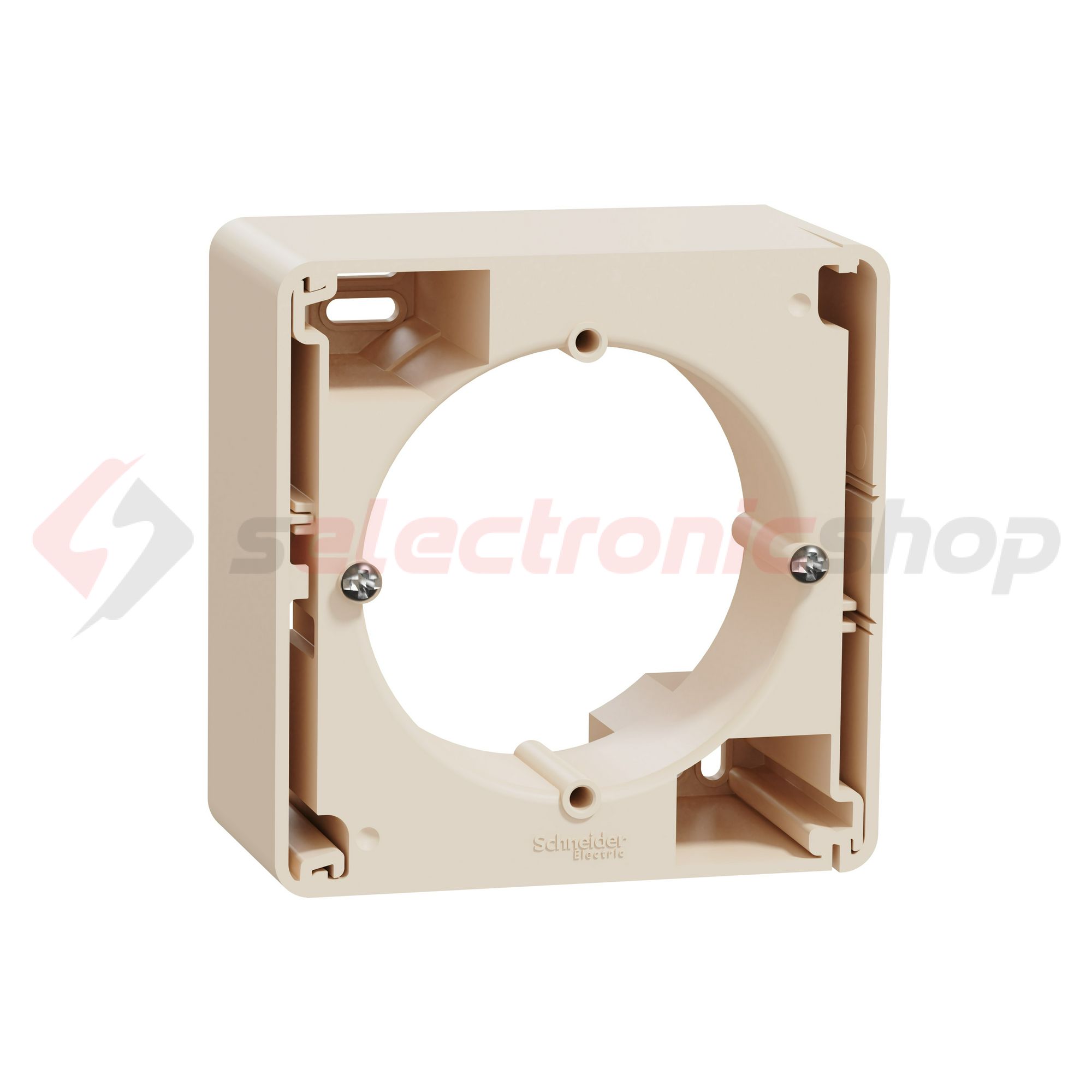 SednaÚj kiemelőkeret sorolható 2-es vízszintes és függőleges bézs műanyag IP20 Schneider - SDD112901