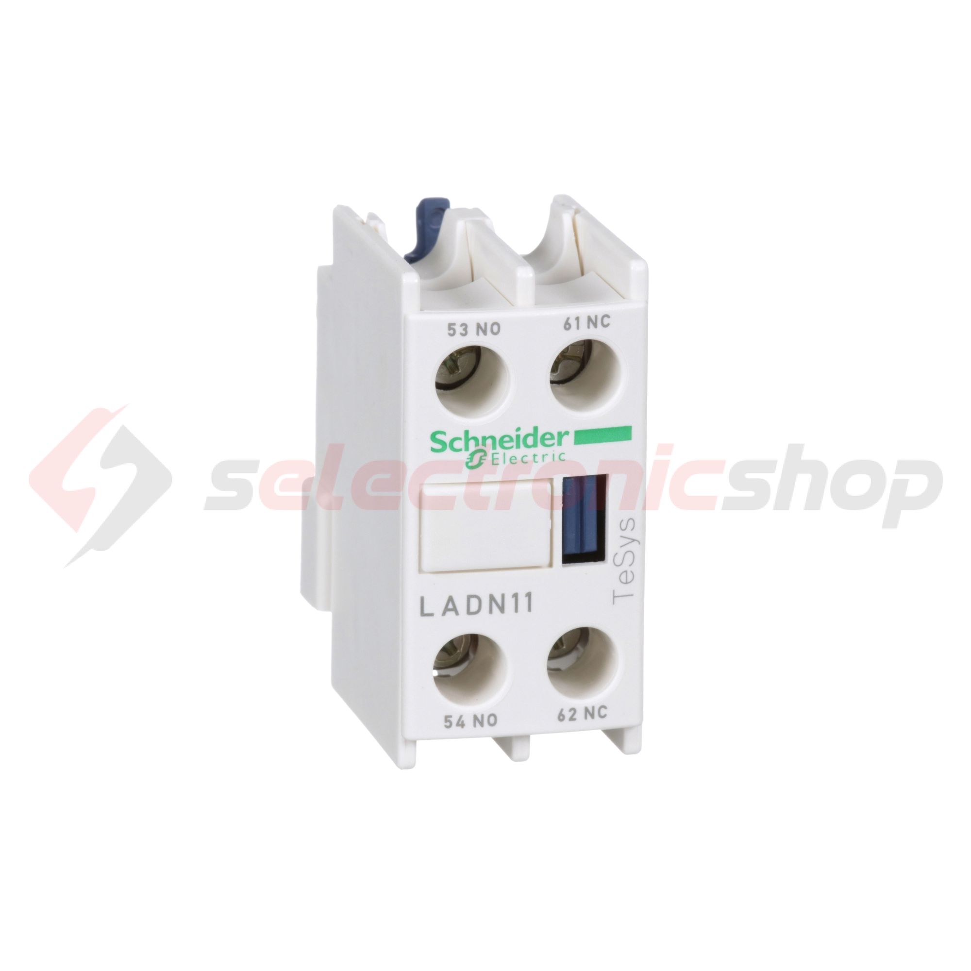Segédérintkező blokk D-hez előlapra rádugható 1-z 1-ny 10A/AC15/230V TeSys LAD-N Schneider - LADN11