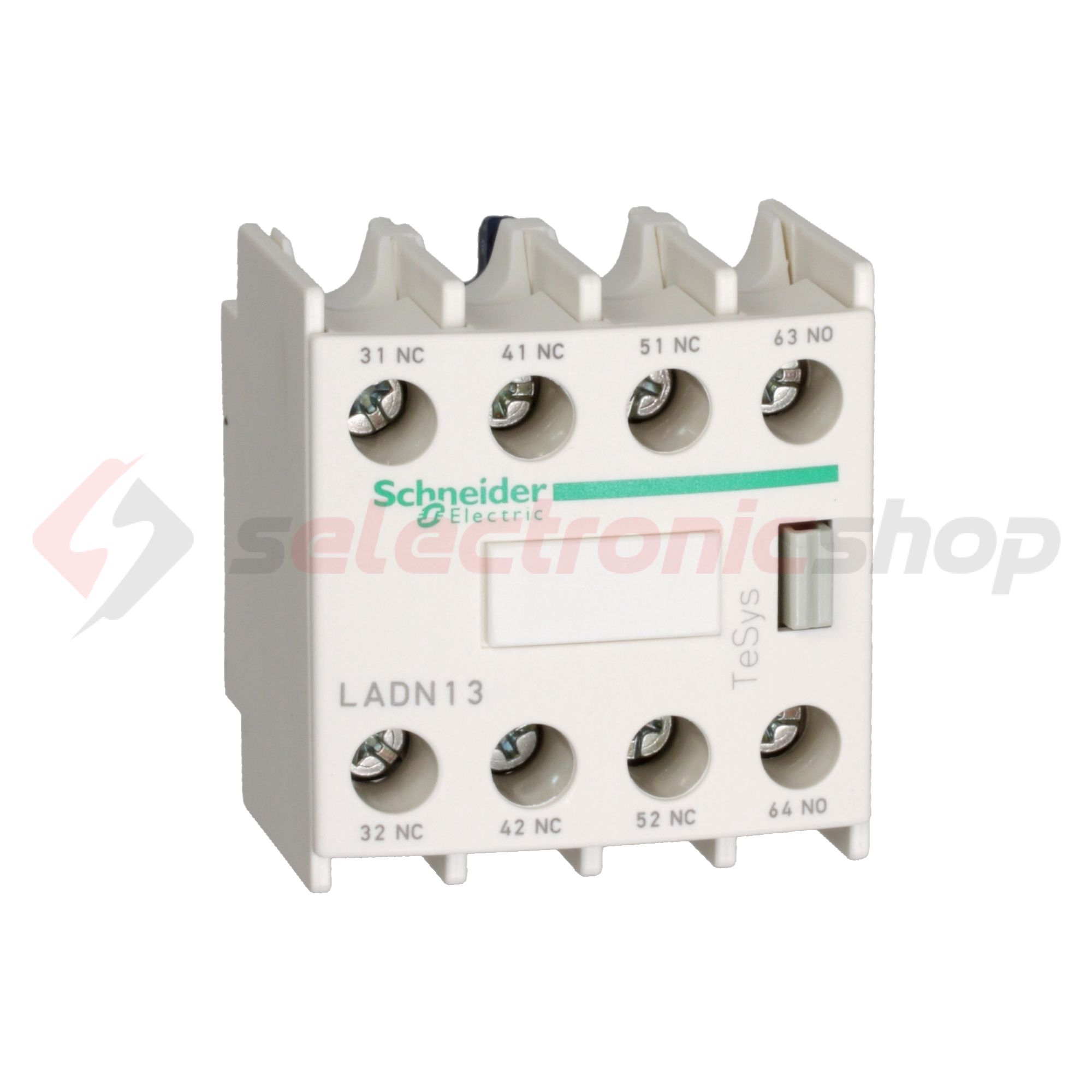 Segédérintkező blokk D-hez előlapra rádugható 1-z 3-ny 10A/AC15/230V TeSys LAD-N Schneider - LADN13