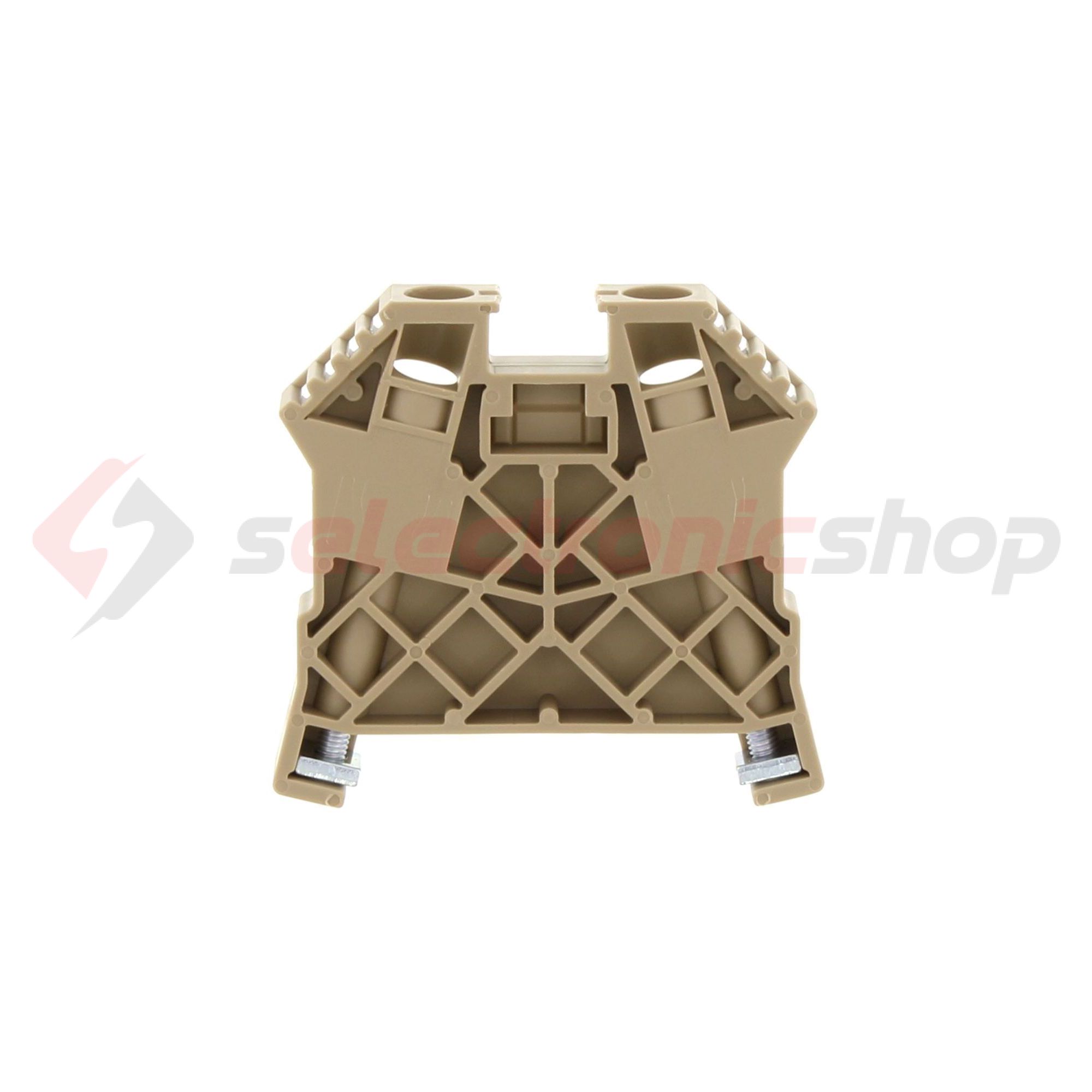 Sorkapocs végbak TS35 csavaros műanyag bézs ES 35/2/K BG CONTA-CLIP - 2826.2