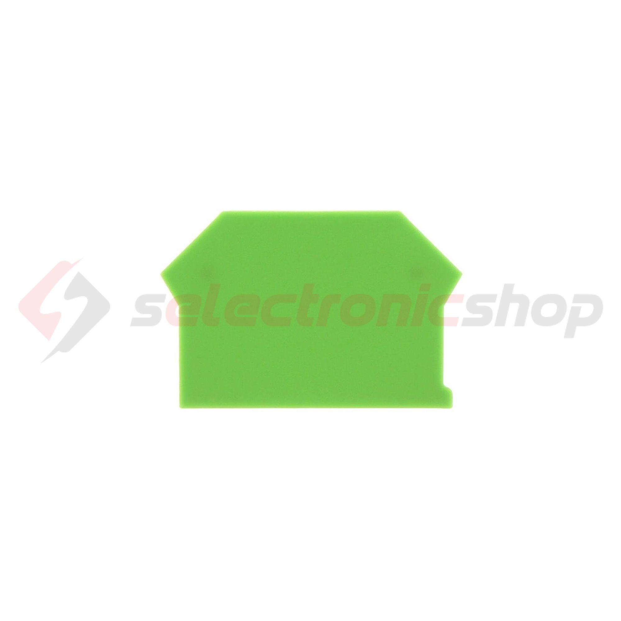 Sorkapocs véglap SRK2,5/2A-SRK10/2A,RK2,5-4,RK6-10,TSK,FF,SF zöld AP 2,5-10 GN CONTA-CLIP - 2001.1