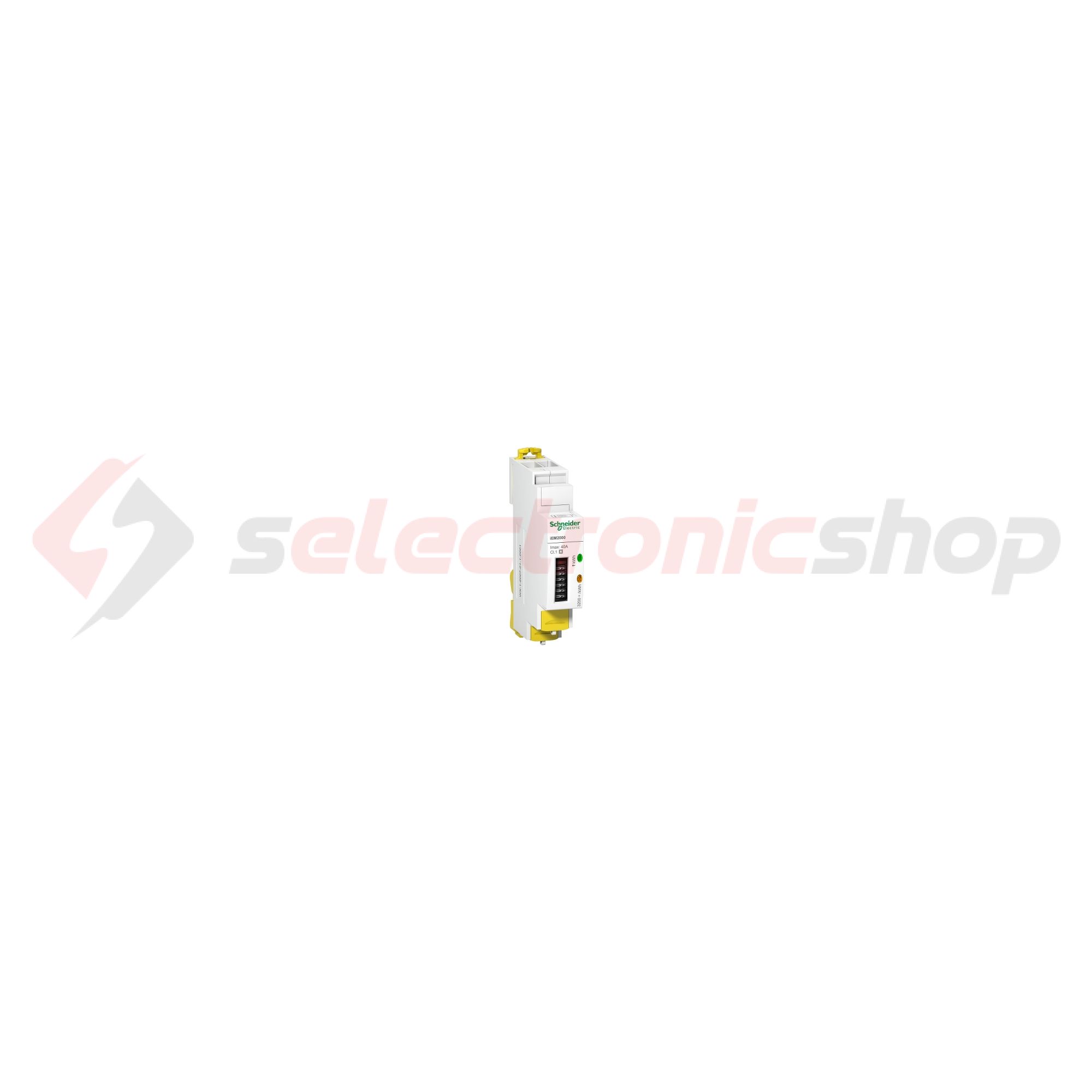 Sorolható fogyasztásmérő 1F MID 40A direkt elektronikus 230V 1-fázis Acti9 iEM Schneider - A9MEM2000