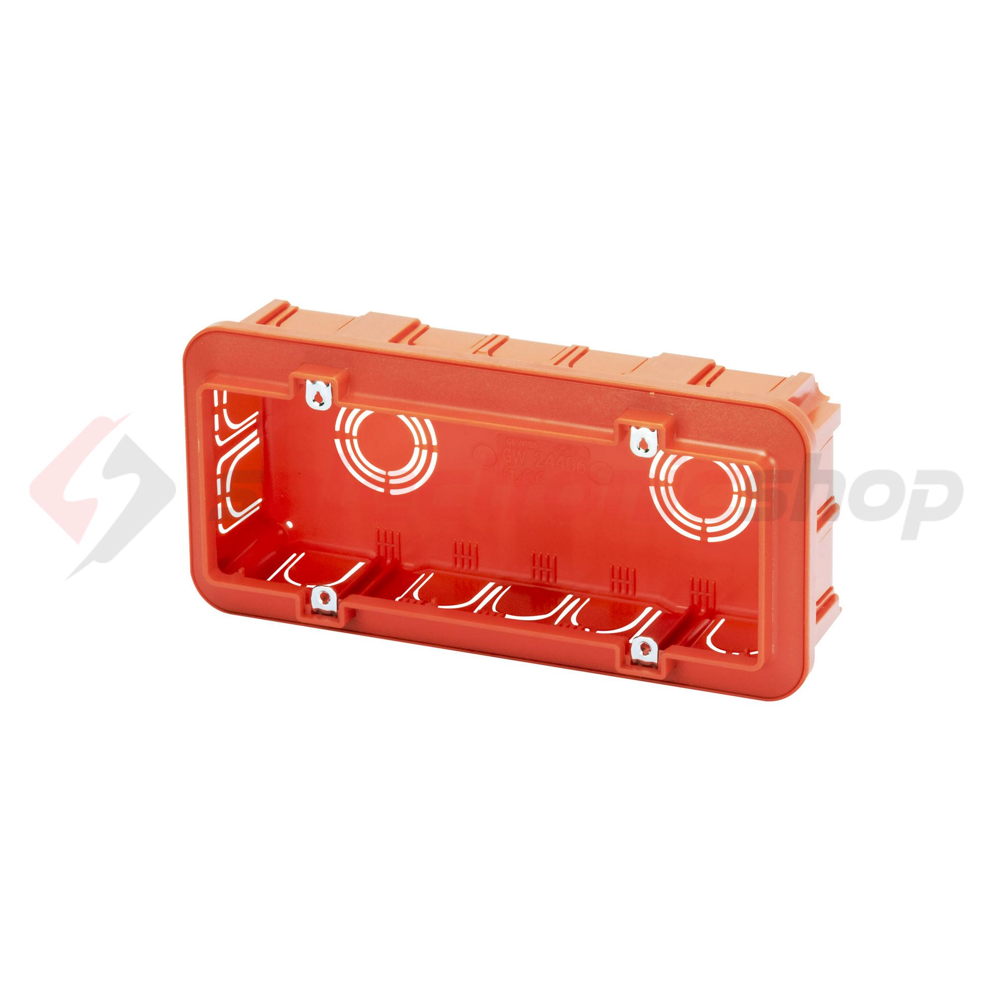 Süllyesztett szerelvénydoboz System/Chorus/Playbus-hoz (IT) 1-es System/Chorus/Playbus GEWISS - GW24406