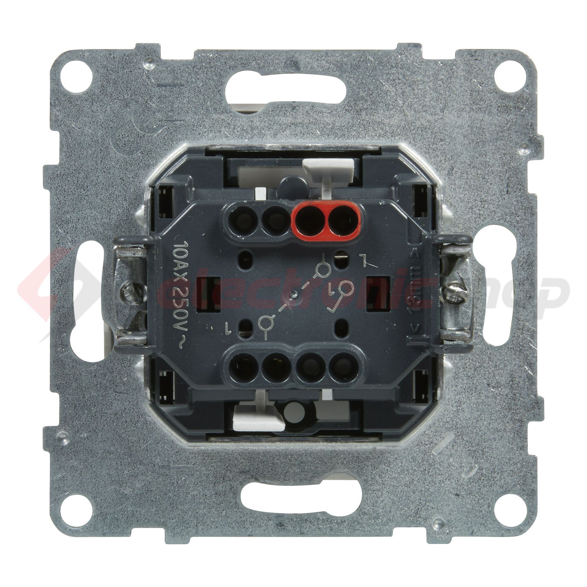 Suno 101 1P kapcsoló 101 1P kapcsoló betét közp. fedéllel fehér süllyesztett rugós IP20 LEGRAND - 721101