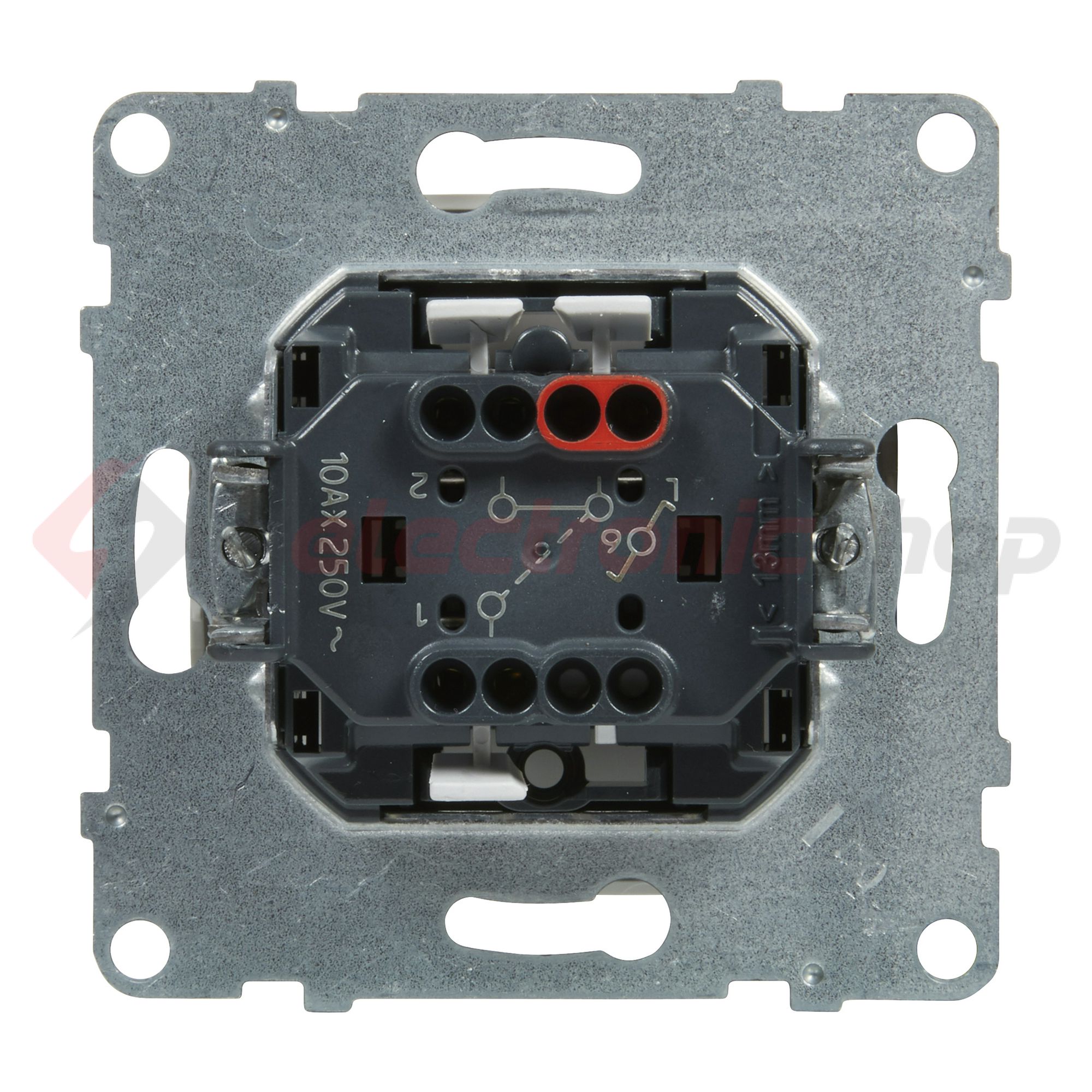 Suno 106 váltókapcsoló 106 váltókapcsoló betét közp. fedéllel fehér süllyesztett rugós LEGRAND - 721106