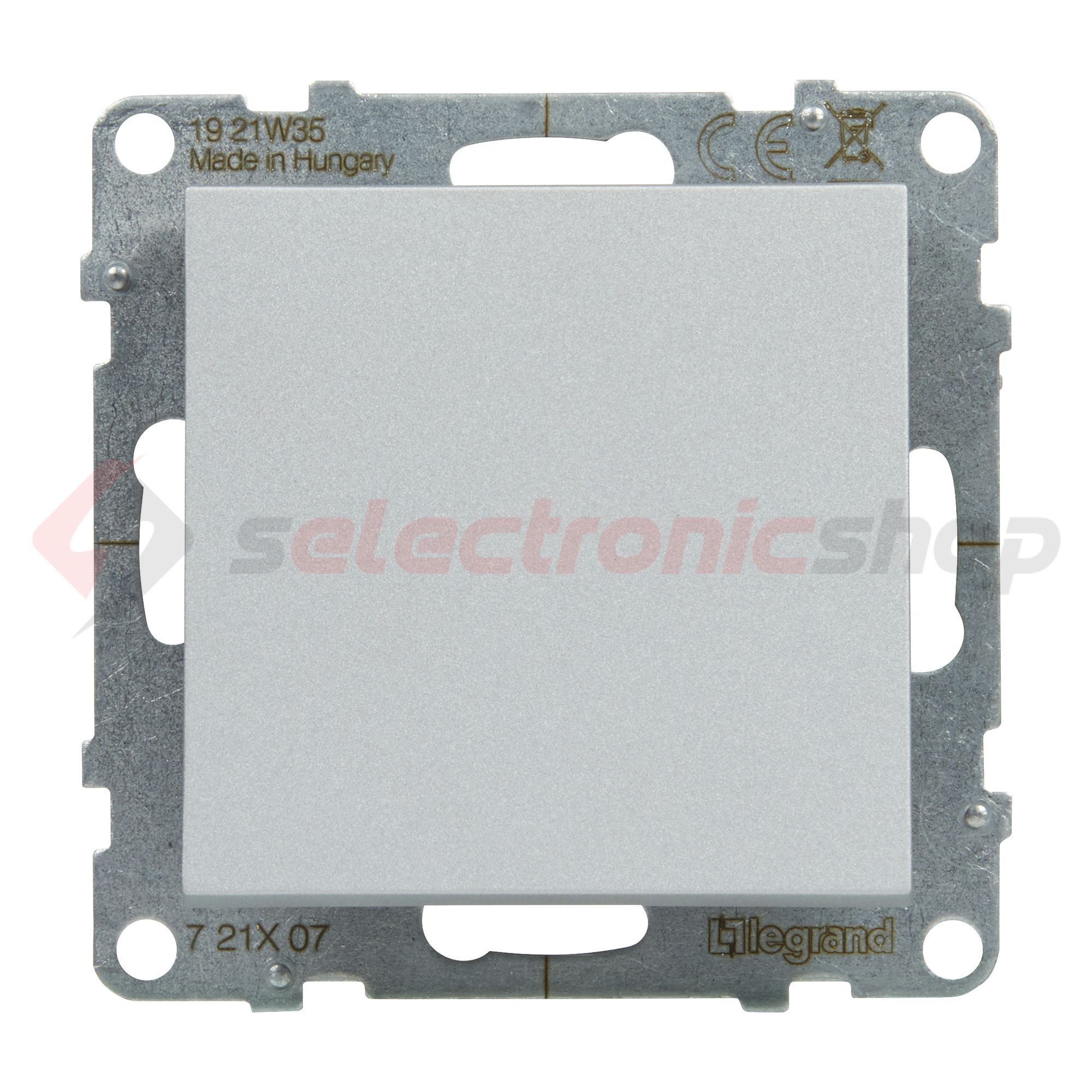 Suno 107 keresztkapcsoló 107 keresztkapcsoló betét közp. fedéllel alumínium süllyesztett LEGRAND - 721307