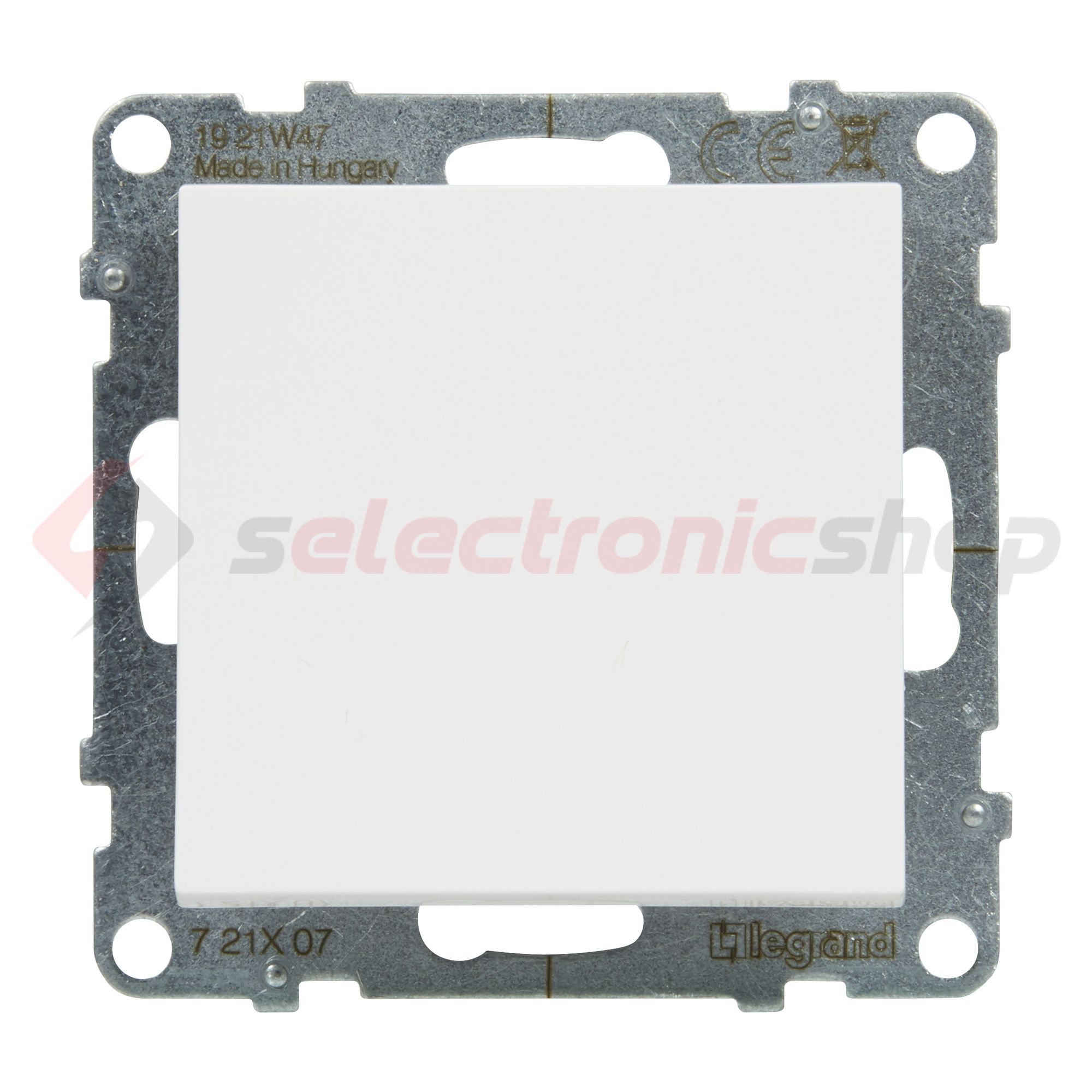 Suno 107 keresztkapcsoló 107 keresztkapcsoló betét közp. fedéllel fehér süllyesztett LEGRAND - 721107