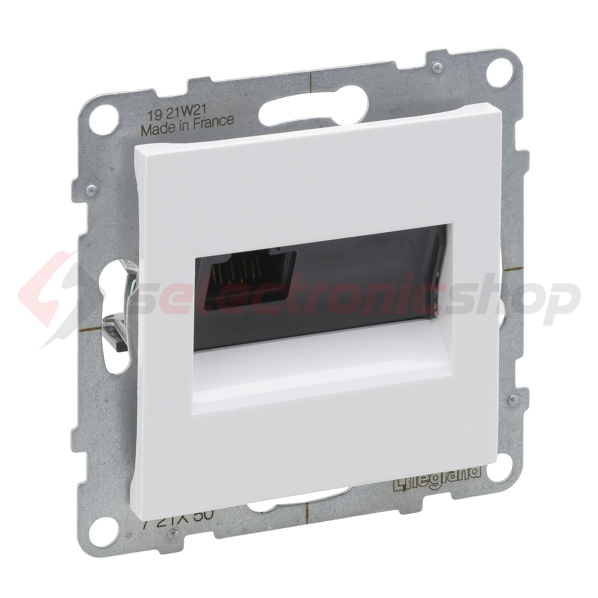 Suno adatcsatlakozó dugalj UTP RJ45 8(8) Cat5e fehér LEGRAND - 721150