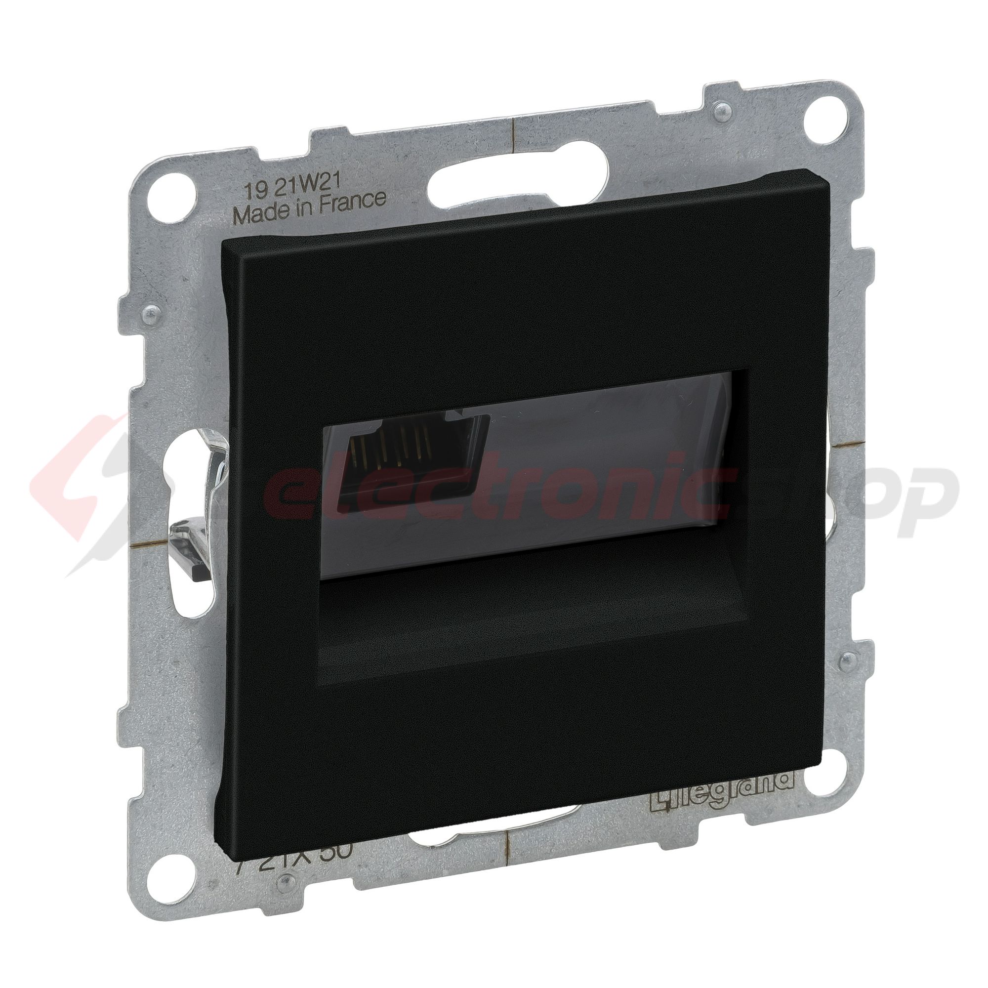 Suno adatcsatlakozó dugalj UTP RJ45 8(8) Cat5e fekete LEGRAND - 721450