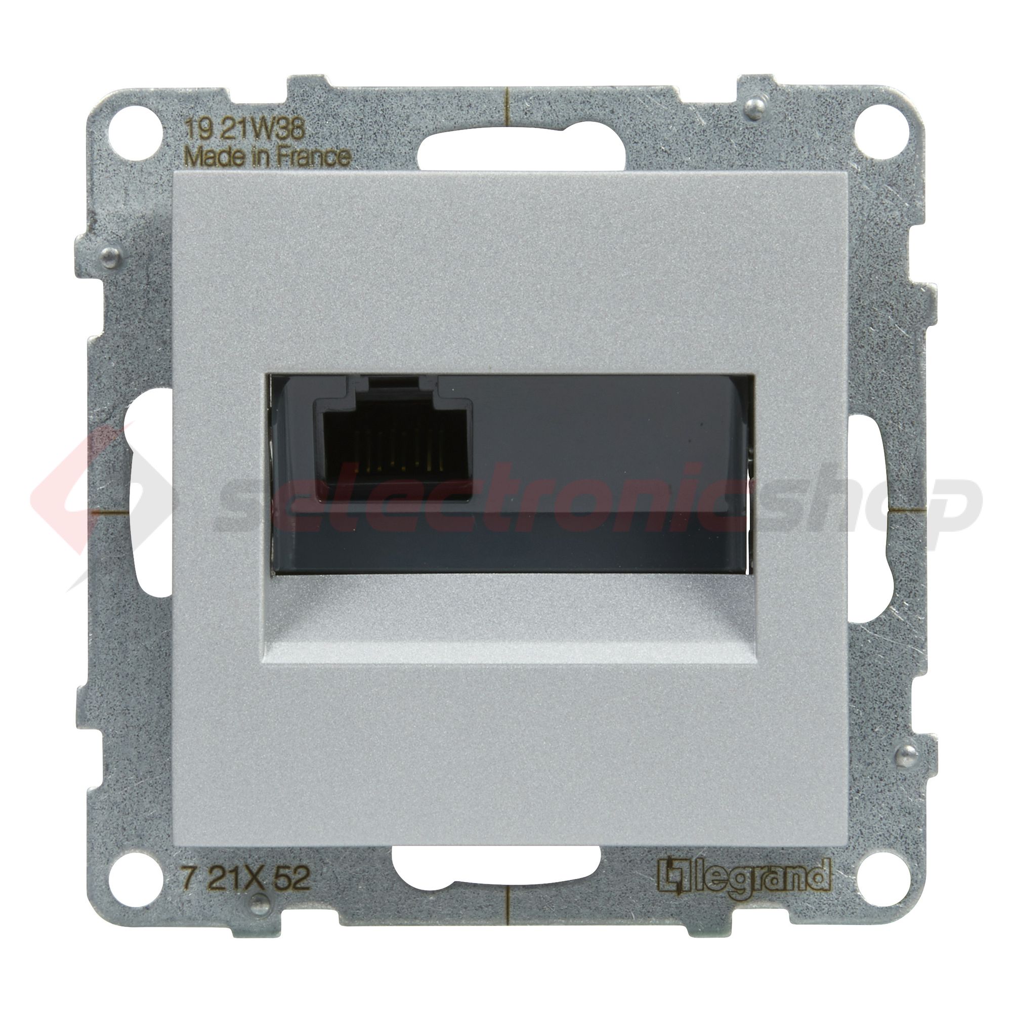 Suno adatcsatlakozó dugalj UTP RJ45 8(8) Cat6 alumínium LEGRAND - 721352