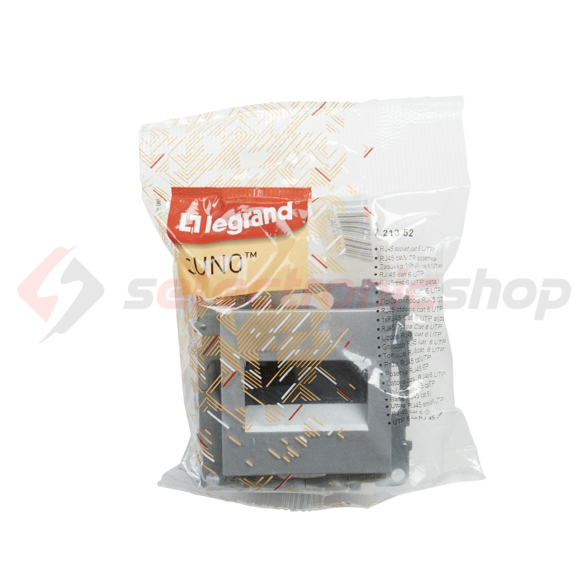 Suno adatcsatlakozó dugalj UTP RJ45 8(8) Cat6 alumínium LEGRAND - 721352