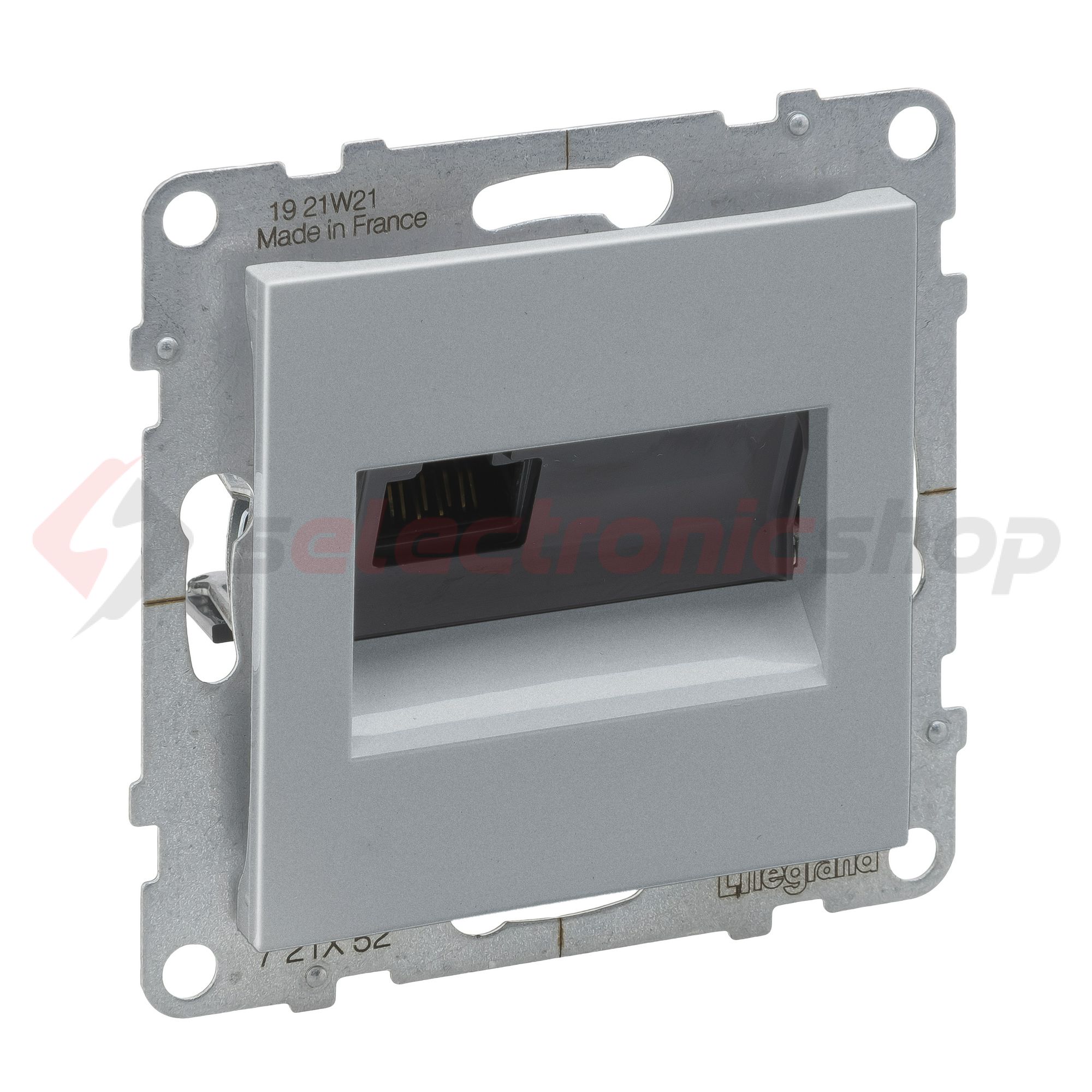 Suno adatcsatlakozó dugalj UTP RJ45 8(8) Cat6 alumínium LEGRAND - 721352