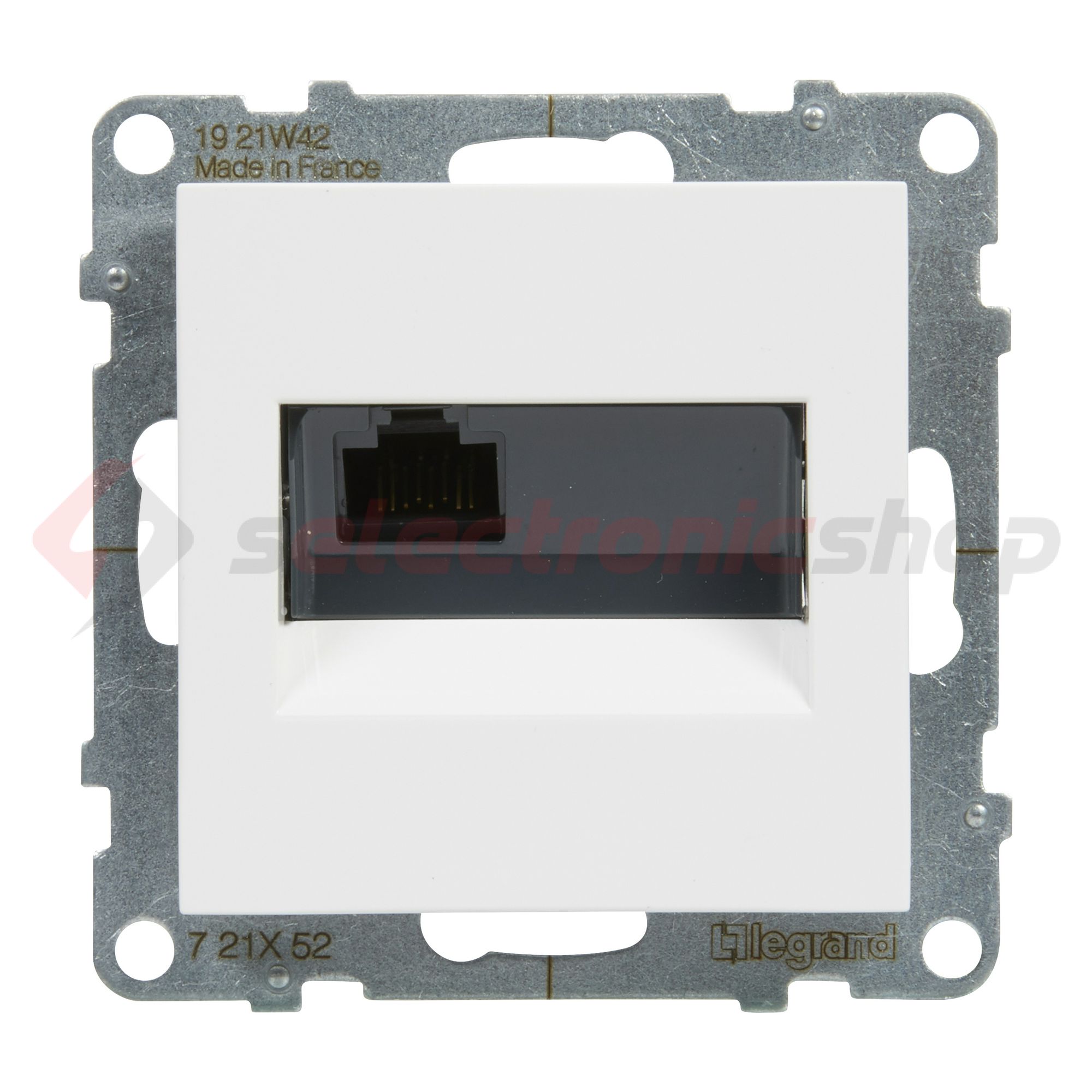 Suno adatcsatlakozó dugalj UTP RJ45 8(8) Cat6 fehér LEGRAND - 721152