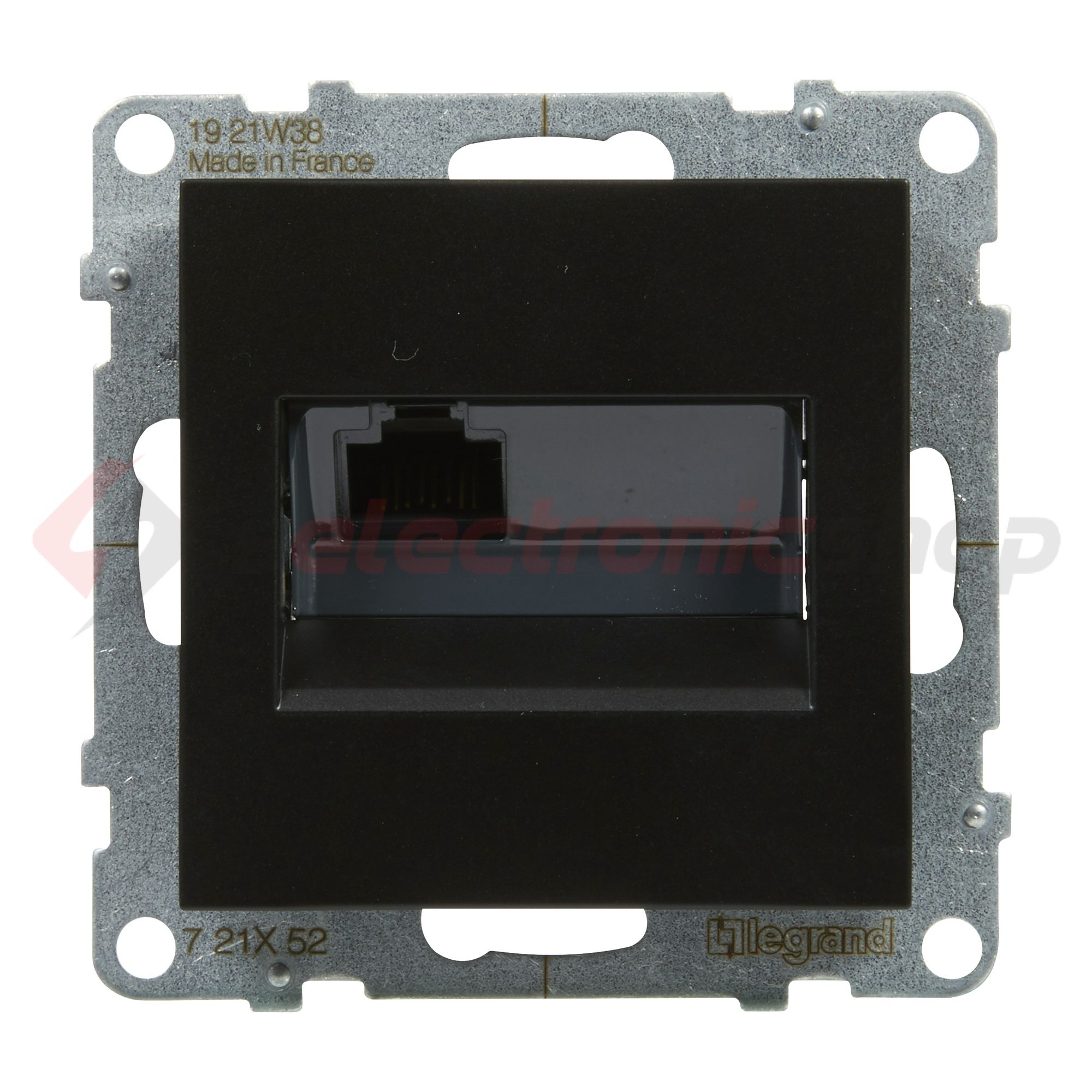 Suno adatcsatlakozó dugalj UTP RJ45 8(8) Cat6 fekete LEGRAND - 721452