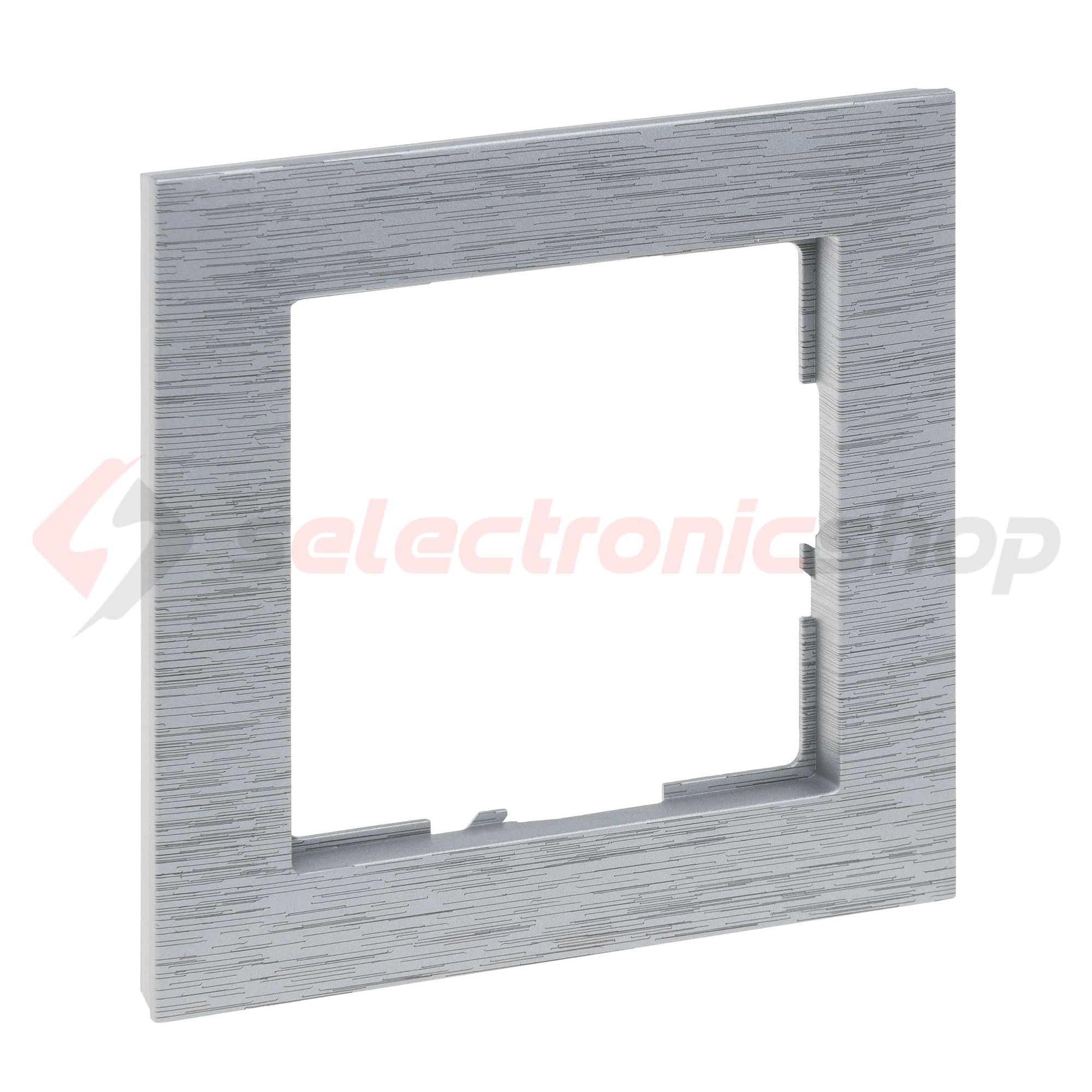 Suno keret 1-egység vízszintes és függőleges műanyag alumínium kefélt LEGRAND - 721561