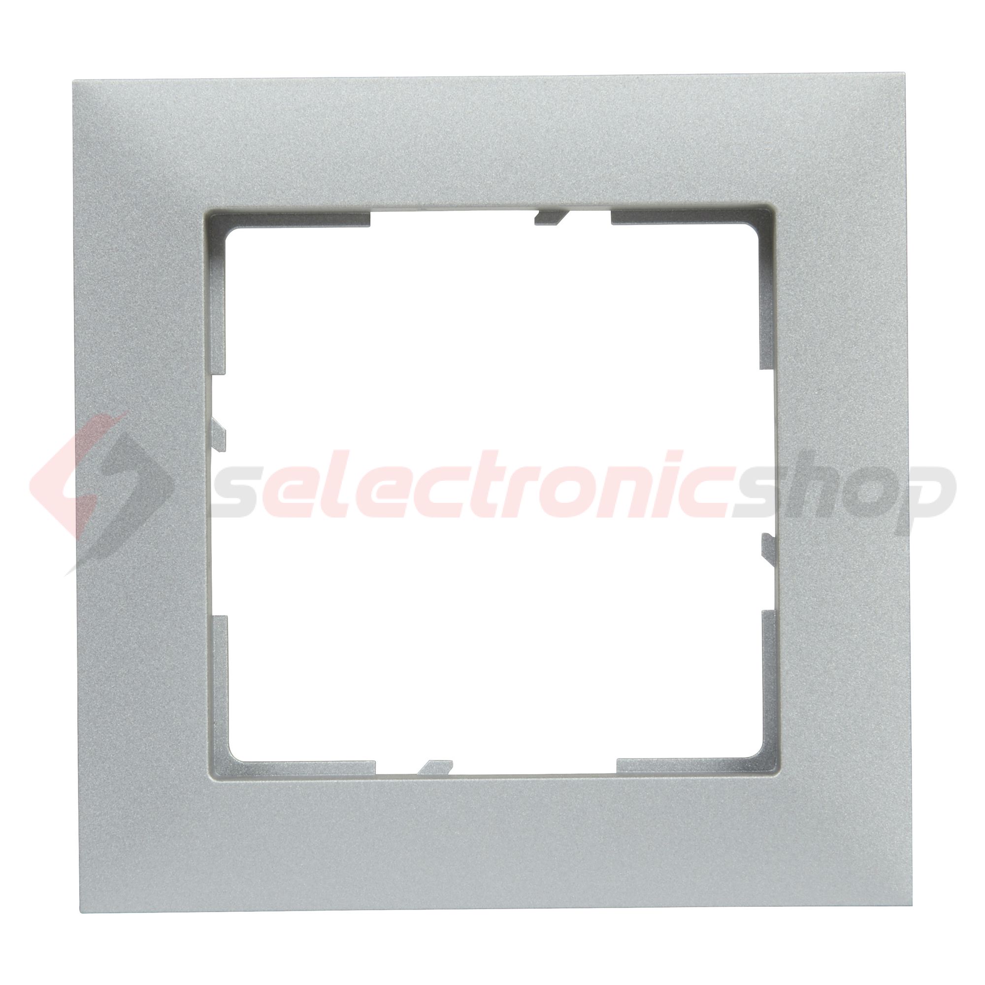 Suno keret 1-egység vízszintes és függőleges műanyag alumínium lakkozott LEGRAND - 721511