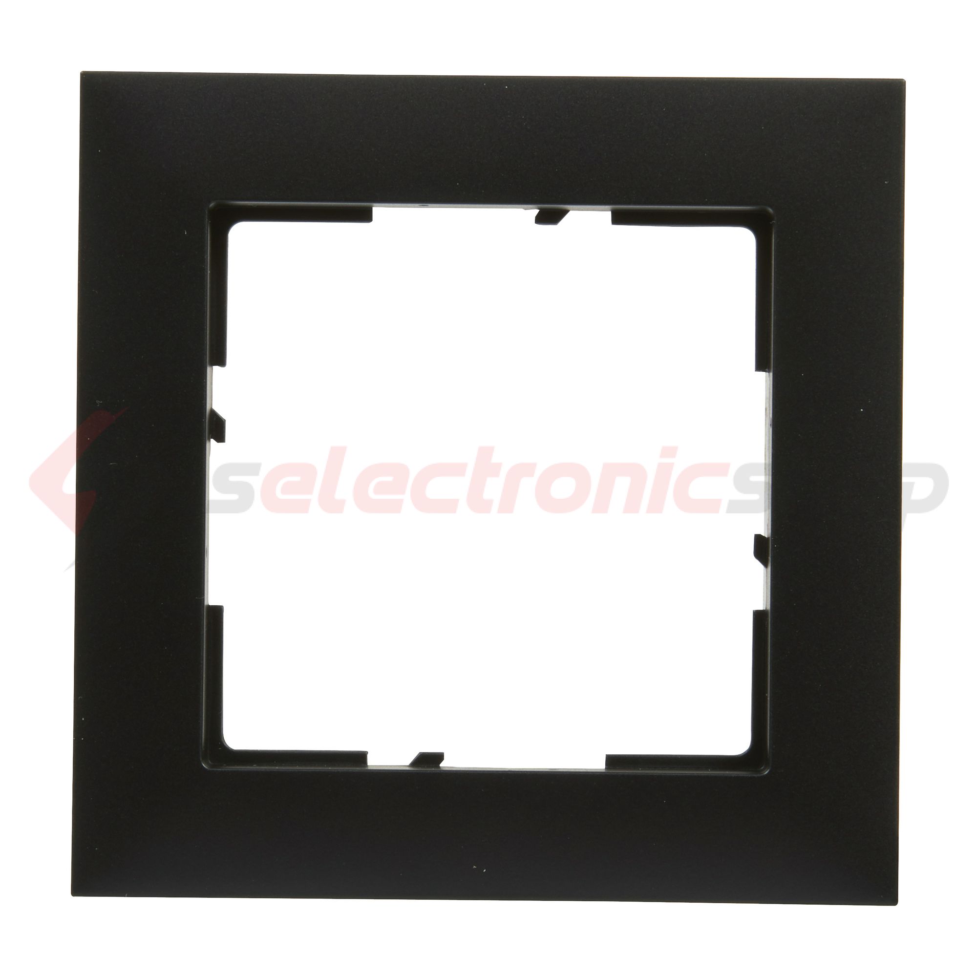 Suno keret 1-egység vízszintes és függőleges műanyag fekete lakkozott LEGRAND - 721521