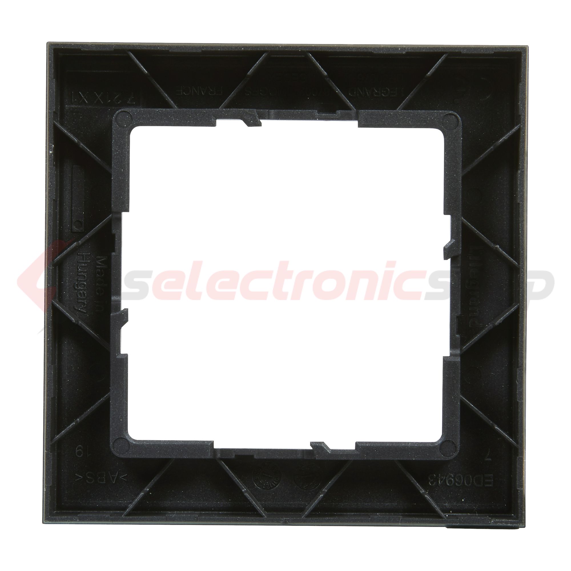 Suno keret 1-egység vízszintes és függőleges műanyag szürke lakkozott LEGRAND - 721551