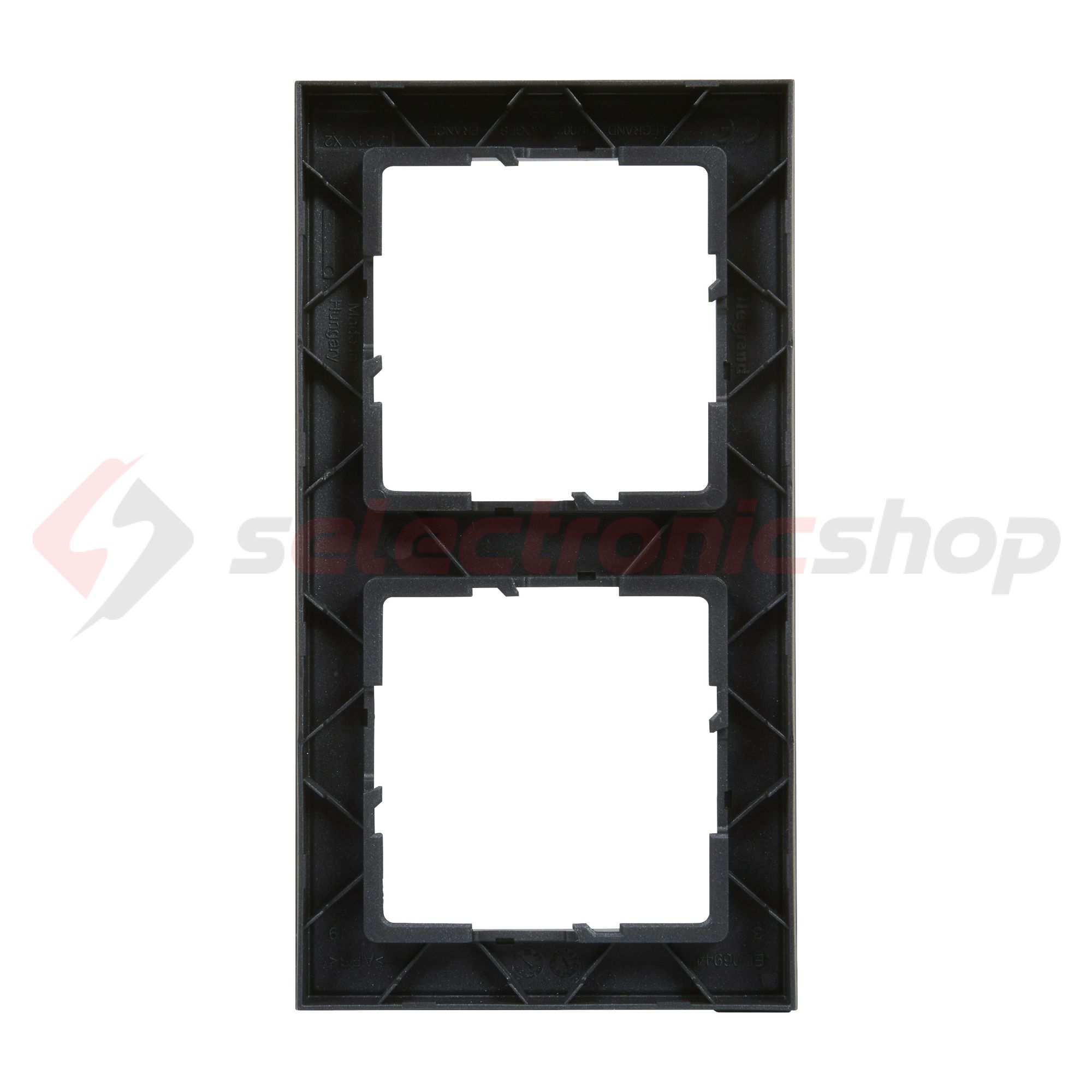 Suno keret 2-egység vízszintes és függőleges műanyag szürke lakkozott LEGRAND - 721552