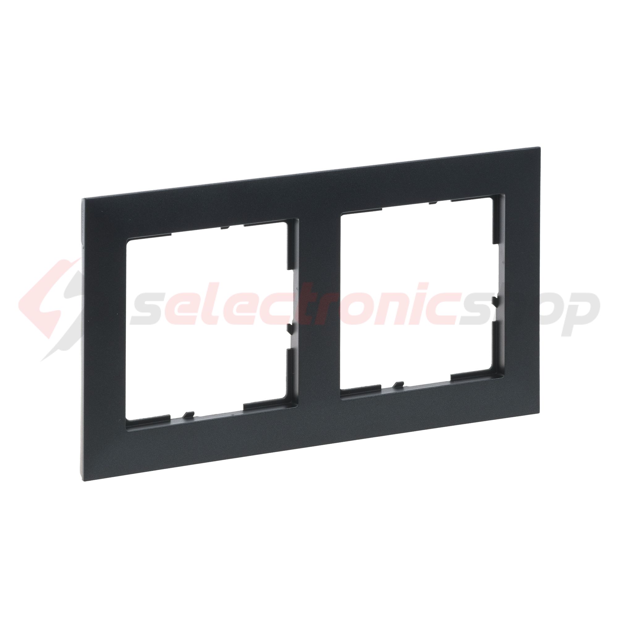 Suno keret 2-egység vízszintes és függőleges műanyag szürke lakkozott LEGRAND - 721552