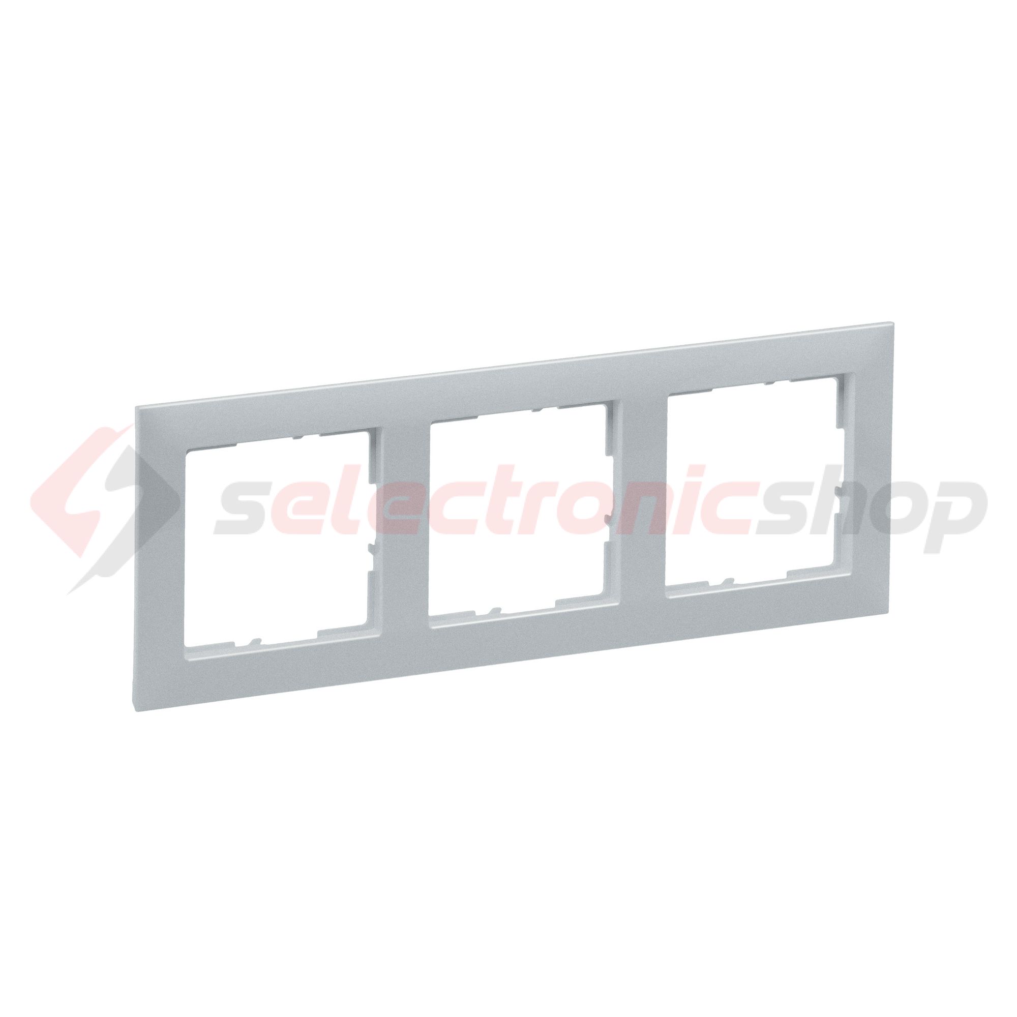 Suno keret 3-egység vízszintes és függőleges műanyag alumínium lakkozott LEGRAND - 721513