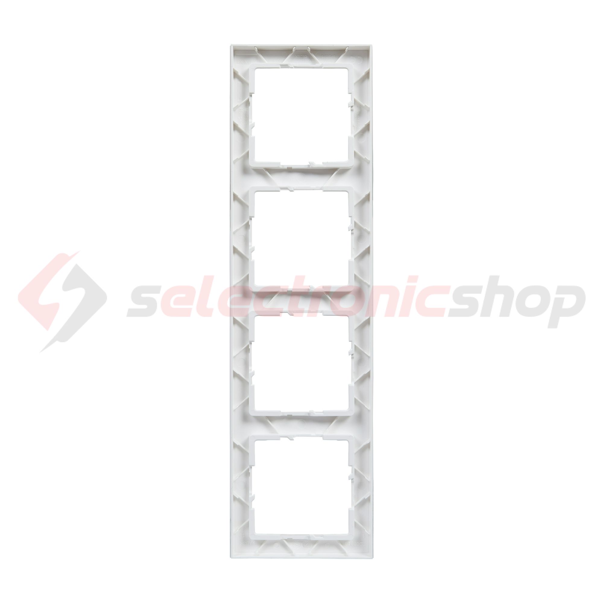 Suno keret 4-egység vízszintes és függőleges műanyag fehér kezeletlen LEGRAND - 721504