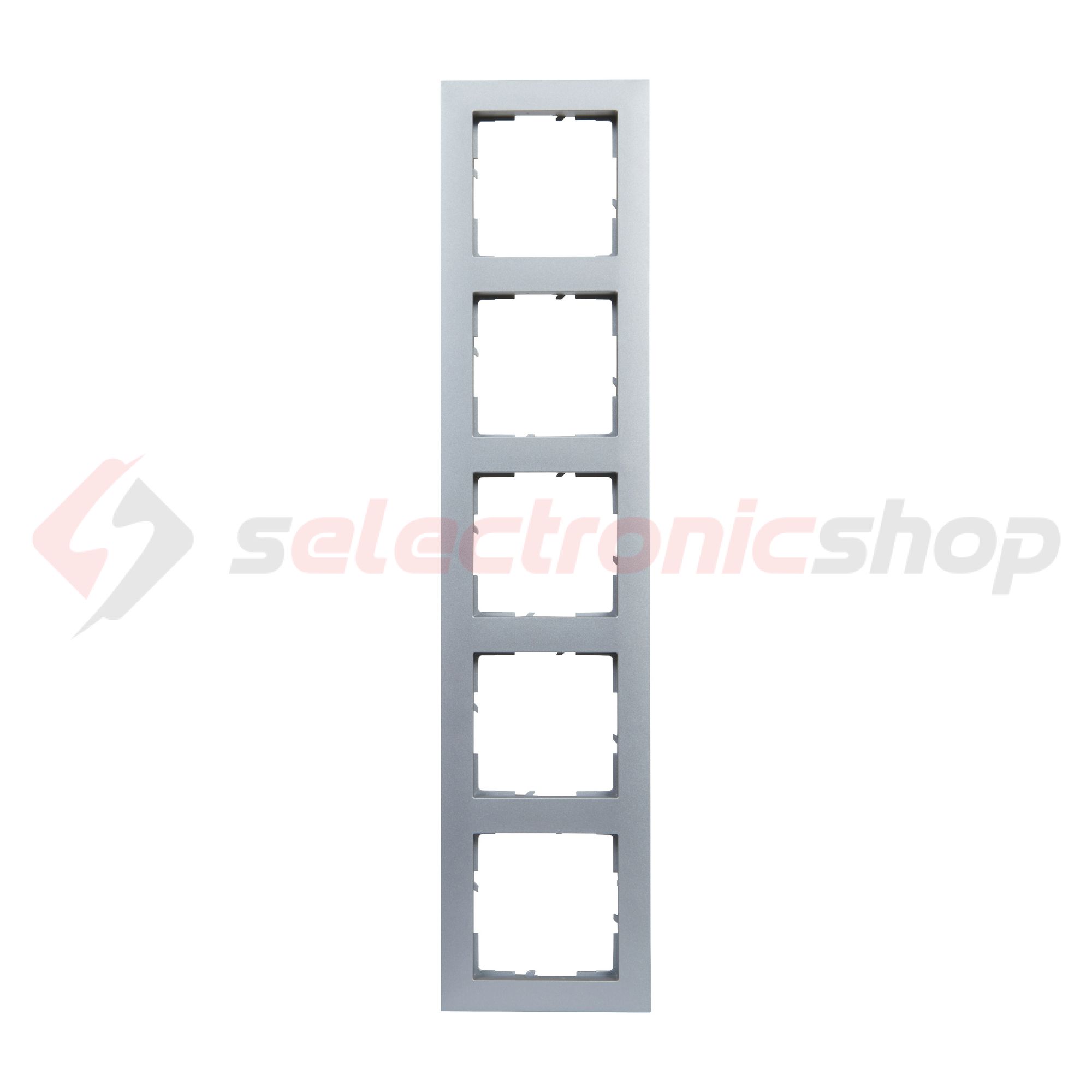 Suno keret 5-egység vízszintes és függőleges műanyag alumínium lakkozott LEGRAND - 721515