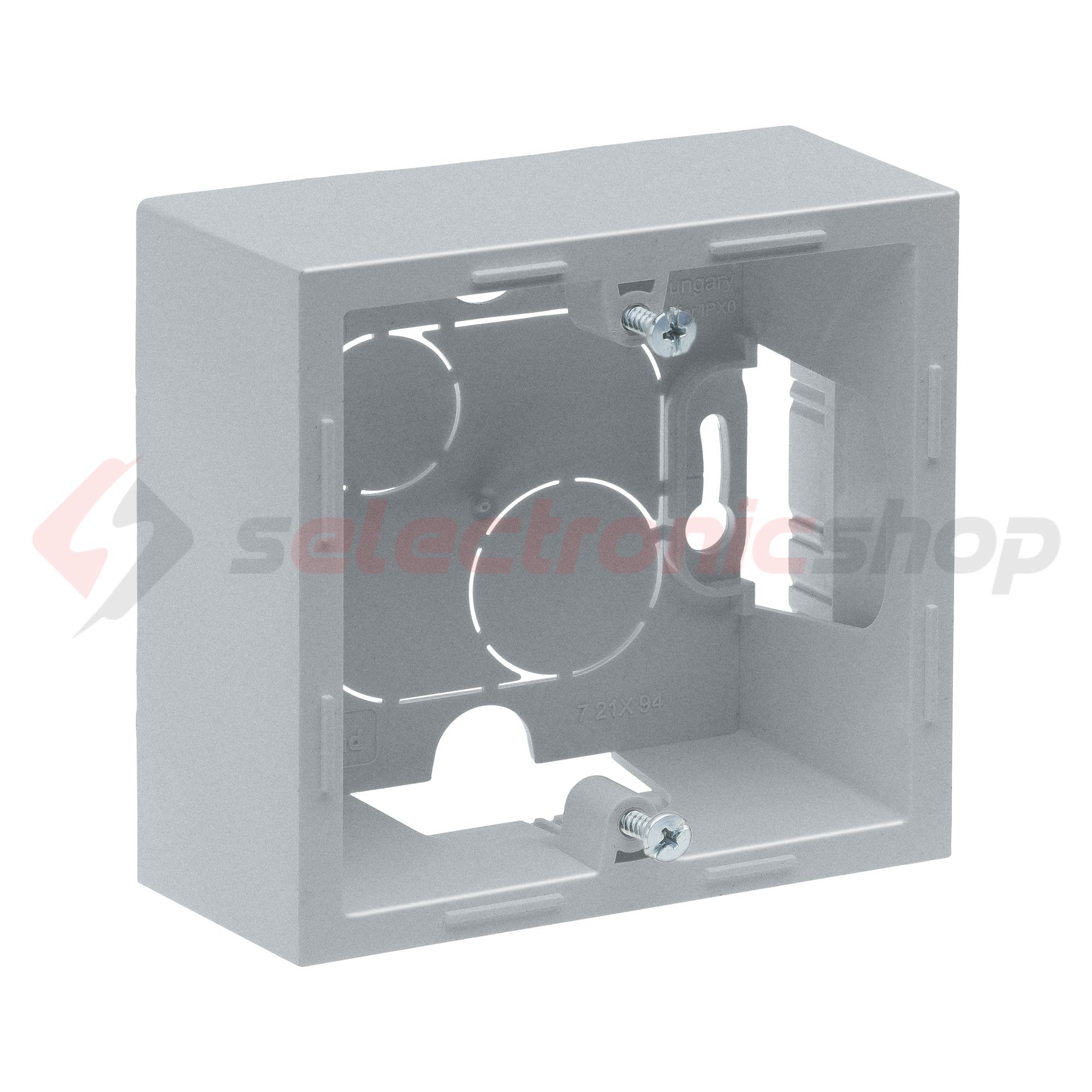 Suno kiemelődoboz 1-egység vízszintes és függőleges alumínium négyszögletes műanyag IP2X LEGRAND - 721394