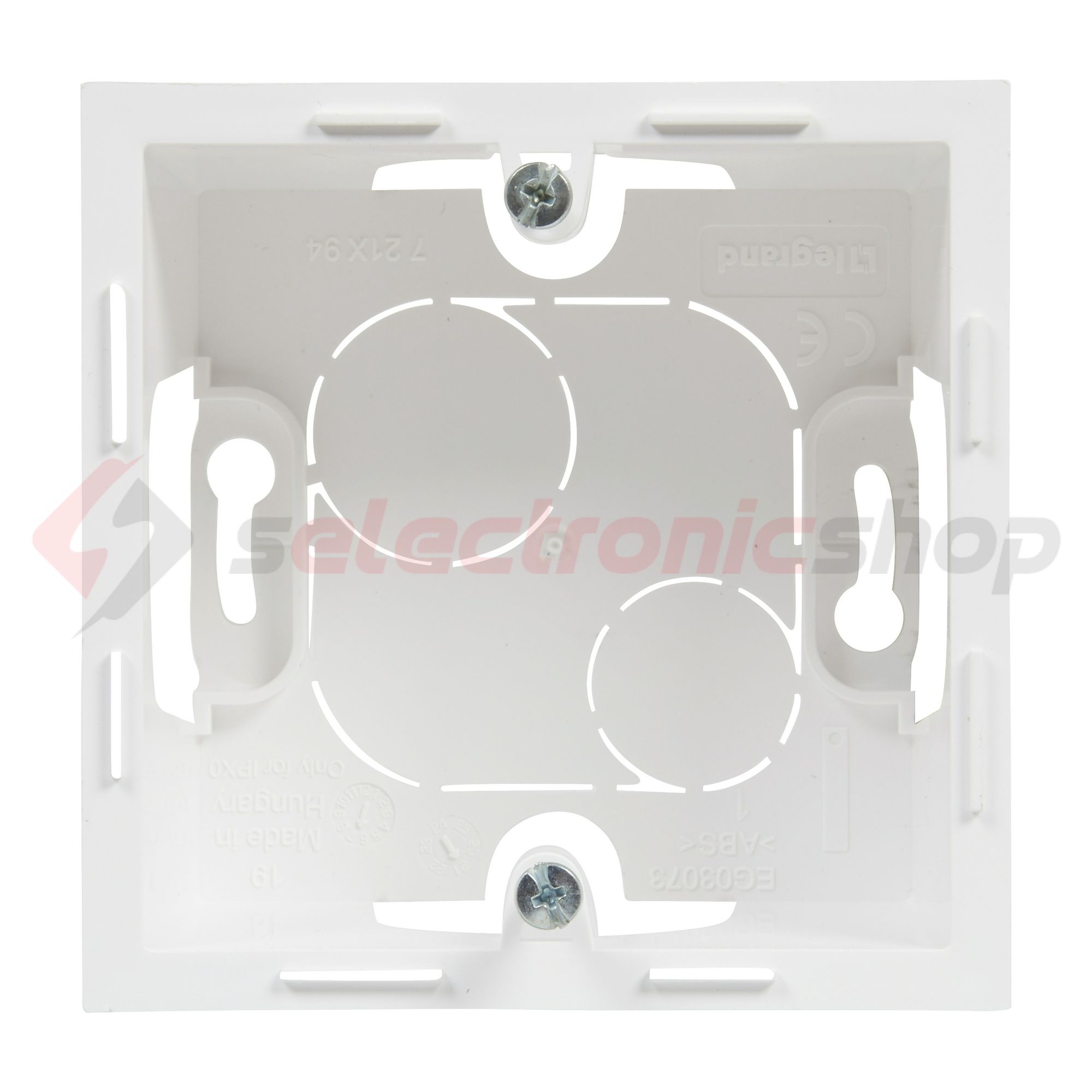 Suno kiemelődoboz 1-egység vízszintes és függőleges fehér négyszögletes műanyag IP2X LEGRAND - 721194