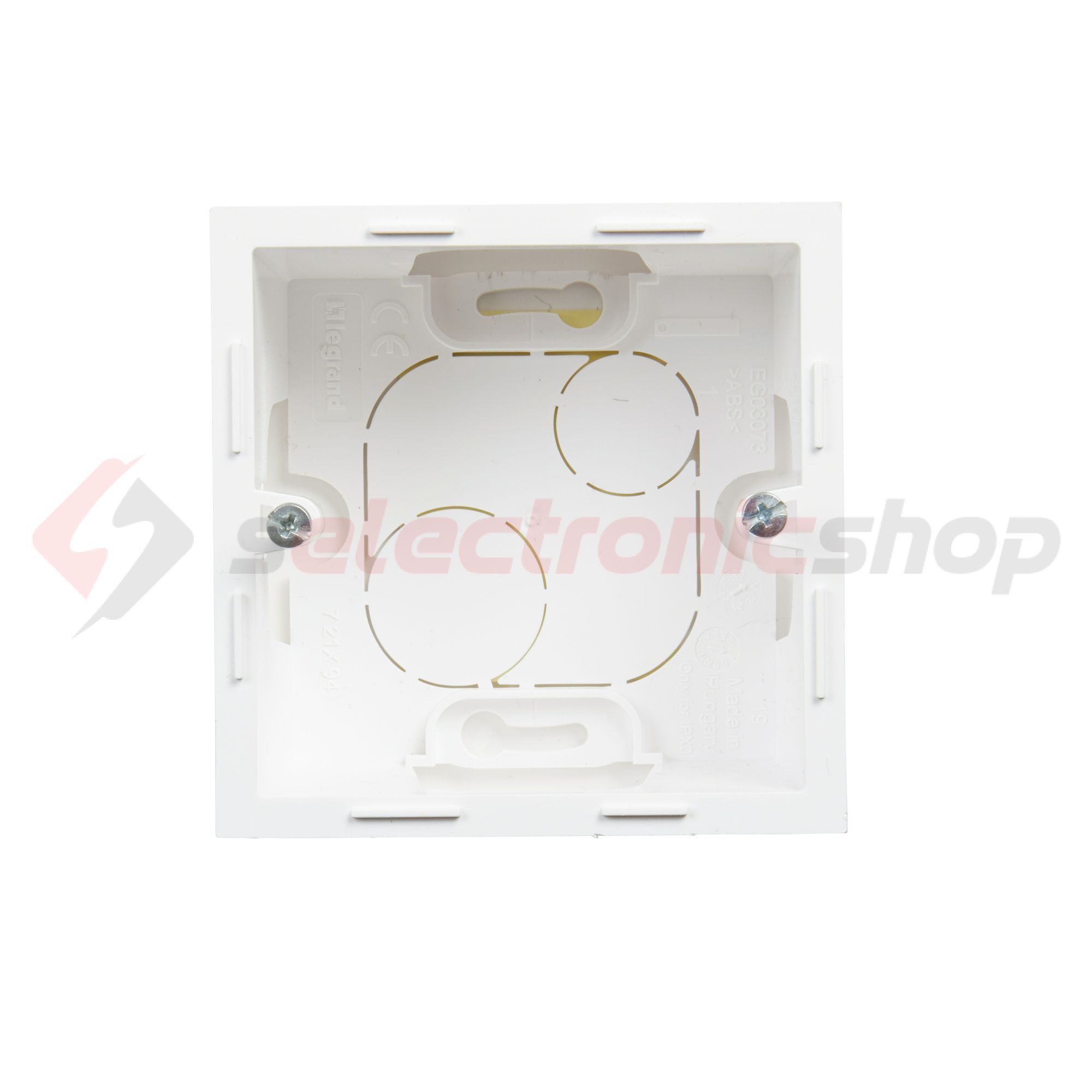 Suno kiemelődoboz 1-egység vízszintes és függőleges fehér négyszögletes műanyag IP2X LEGRAND - 721194