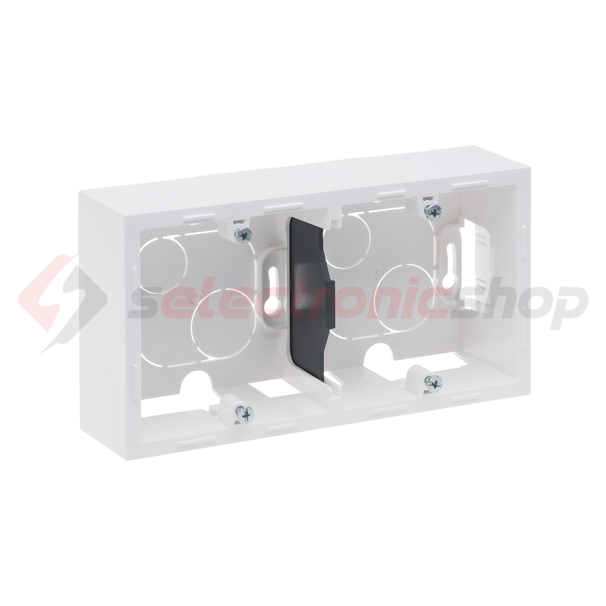 Suno kiemelődoboz 2-egység vízszintes és függőleges fehér téglalap műanyag IP2X LEGRAND - 721195