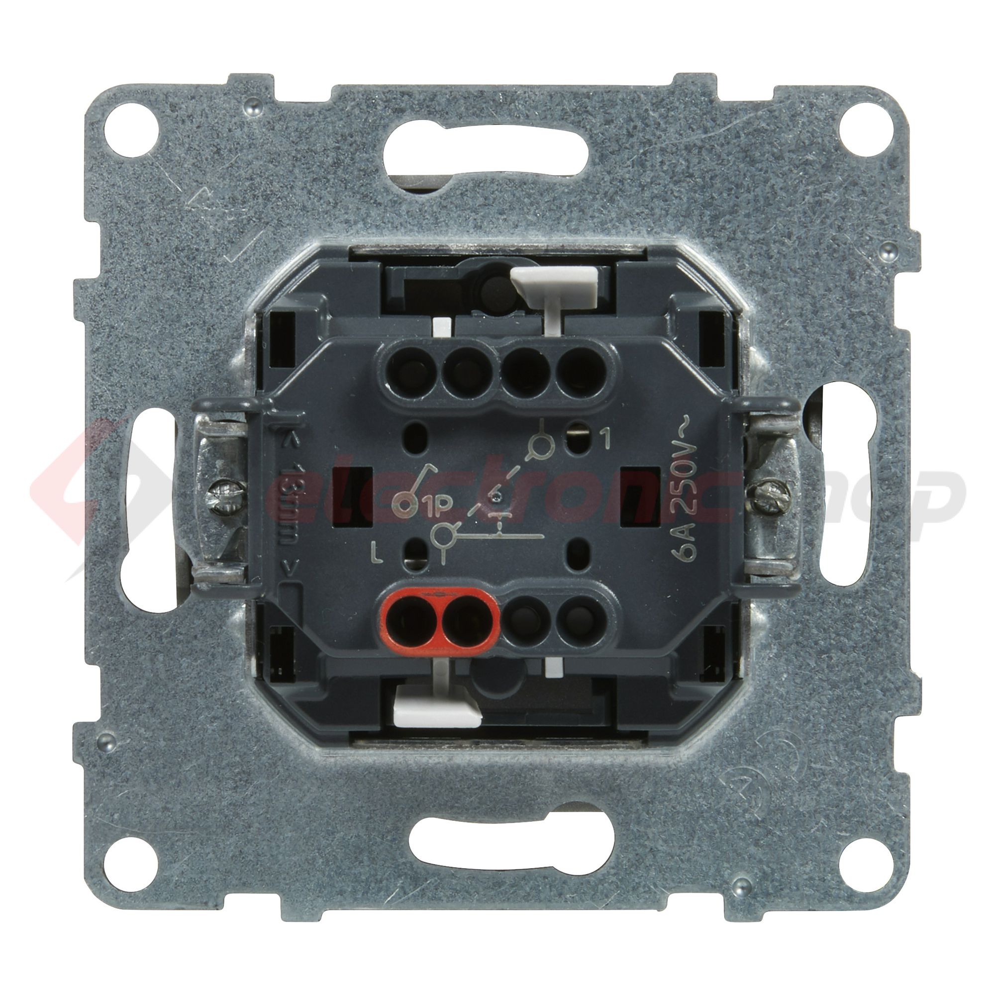 Suno N101 nyomó betét közp. fedéllel 1- nyomógomb 1z alumínium csengő IP20 műanyag LEGRAND - 721313