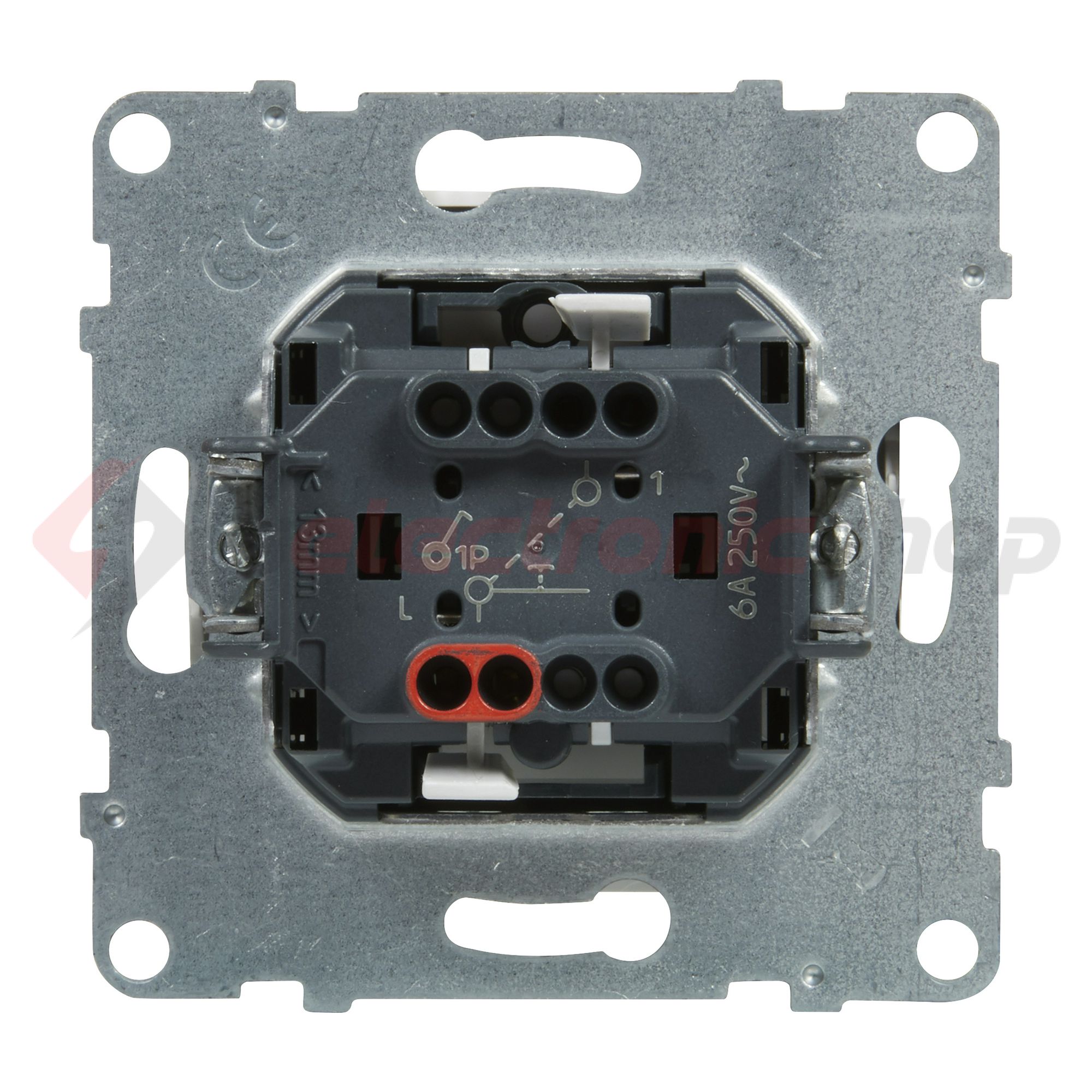 Suno N101 nyomó betét közp. fedéllel 1- nyomógomb 1z fehér csengő IP20 süllyesztett dmax. LEGRAND - 721113