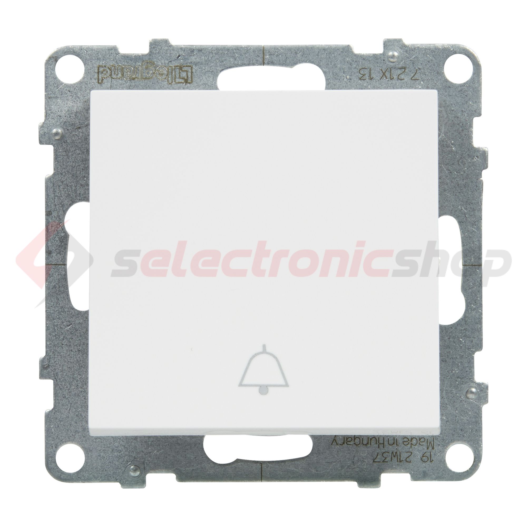 Suno N101 nyomó betét közp. fedéllel 1- nyomógomb 1z fehér csengő IP20 süllyesztett dmax. LEGRAND - 721113