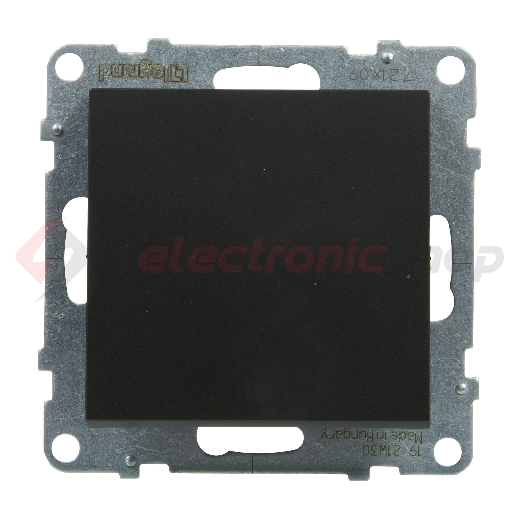 Suno N101 nyomó betét közp. fedéllel 1- nyomógomb 1z fekete IP20 süllyesztett dmax. LEGRAND - 721409