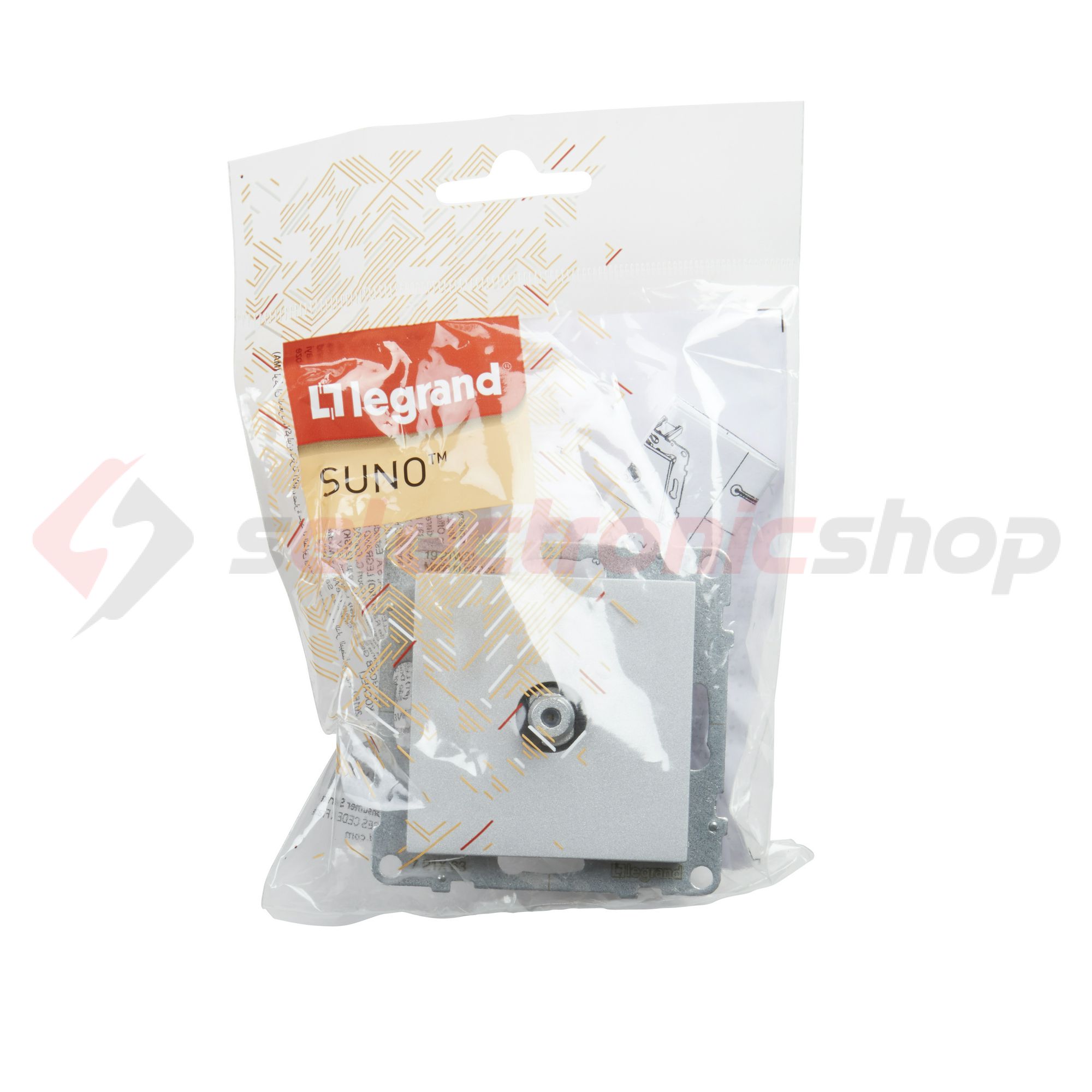 Suno TV (F) 1-kimenet végzáró süllyesztett 1.5dB/860MHz bézs 1.5dB/2150MHz LEGRAND - 721363