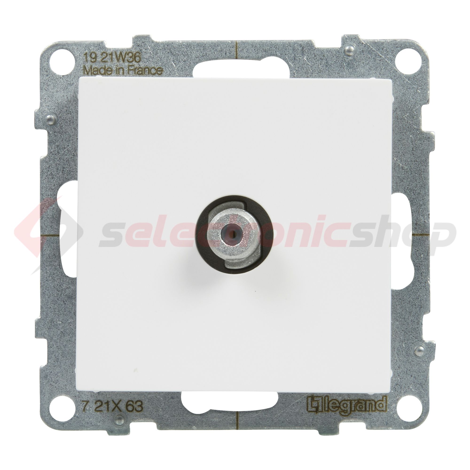 Suno TV (F) 1-kimenet végzáró süllyesztett 1.5dB/860MHz fehér 1.5dB/2150MHz LEGRAND - 721163