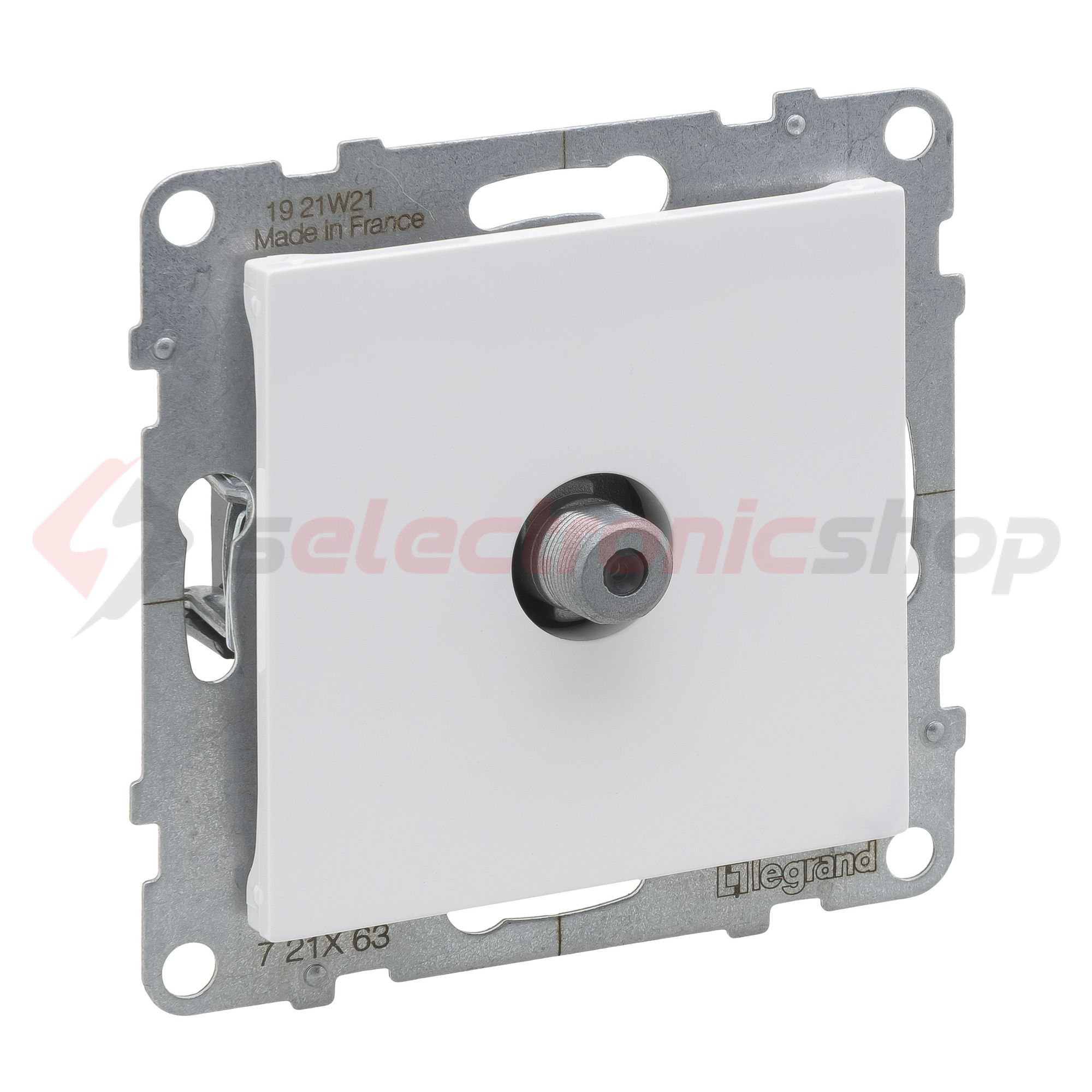 Suno TV (F) 1-kimenet végzáró süllyesztett 1.5dB/860MHz fehér 1.5dB/2150MHz LEGRAND - 721163