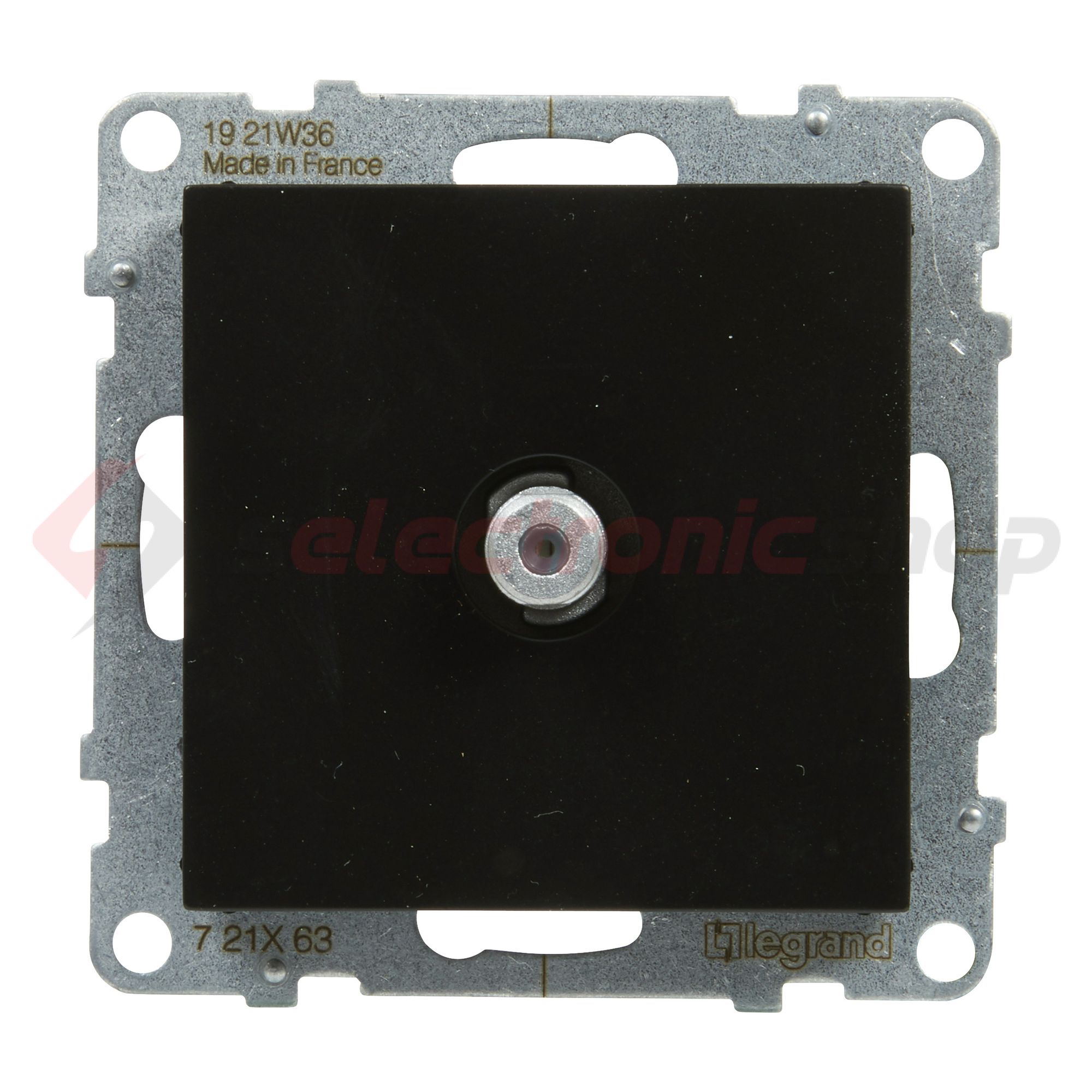 Suno TV (F) 1-kimenet végzáró süllyesztett 1.5dB/860MHz fekete 1.5dB/2150MHz LEGRAND - 721463