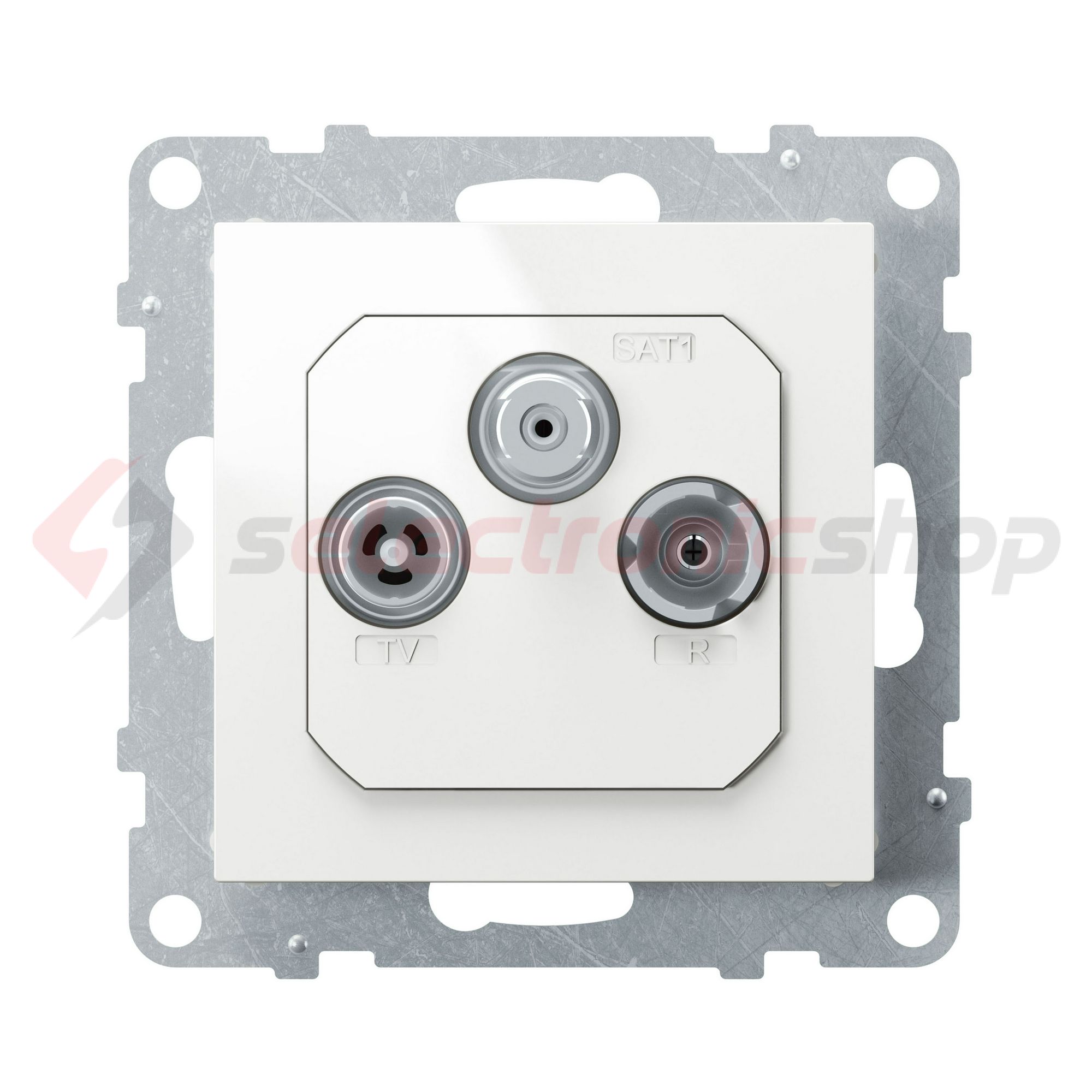 Suno TV-R-SAT 3-kimenet végzáró süllyesztett 1.5dB/860MHz fehér 2dB/2150MHz LEGRAND - 721167