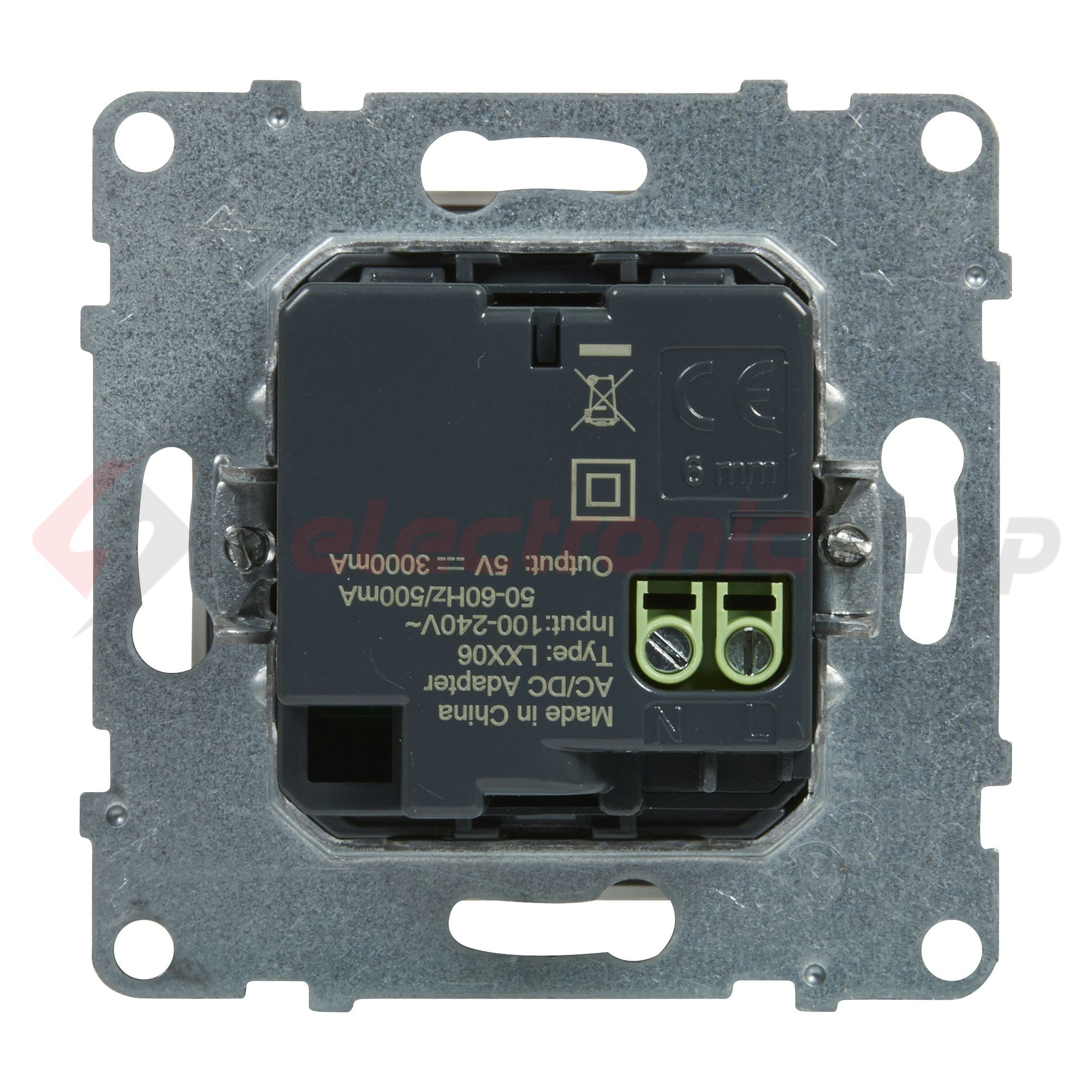 Suno USB töltőaljzat C+C 3000mA/ 5V süllyesztett fehér IP20 LEGRAND - 721131