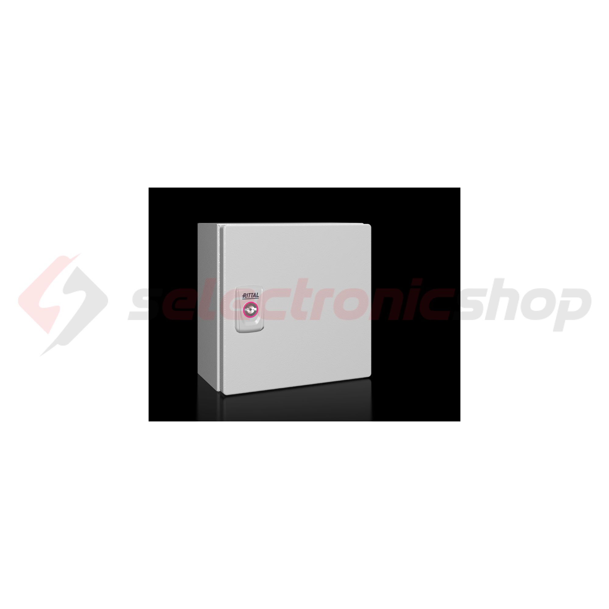 Szekrény E-Box falonkívüli 200mm x 200mm x 120mm acél IP66 tömszelence KX 1549.000 Rittal - 1549000