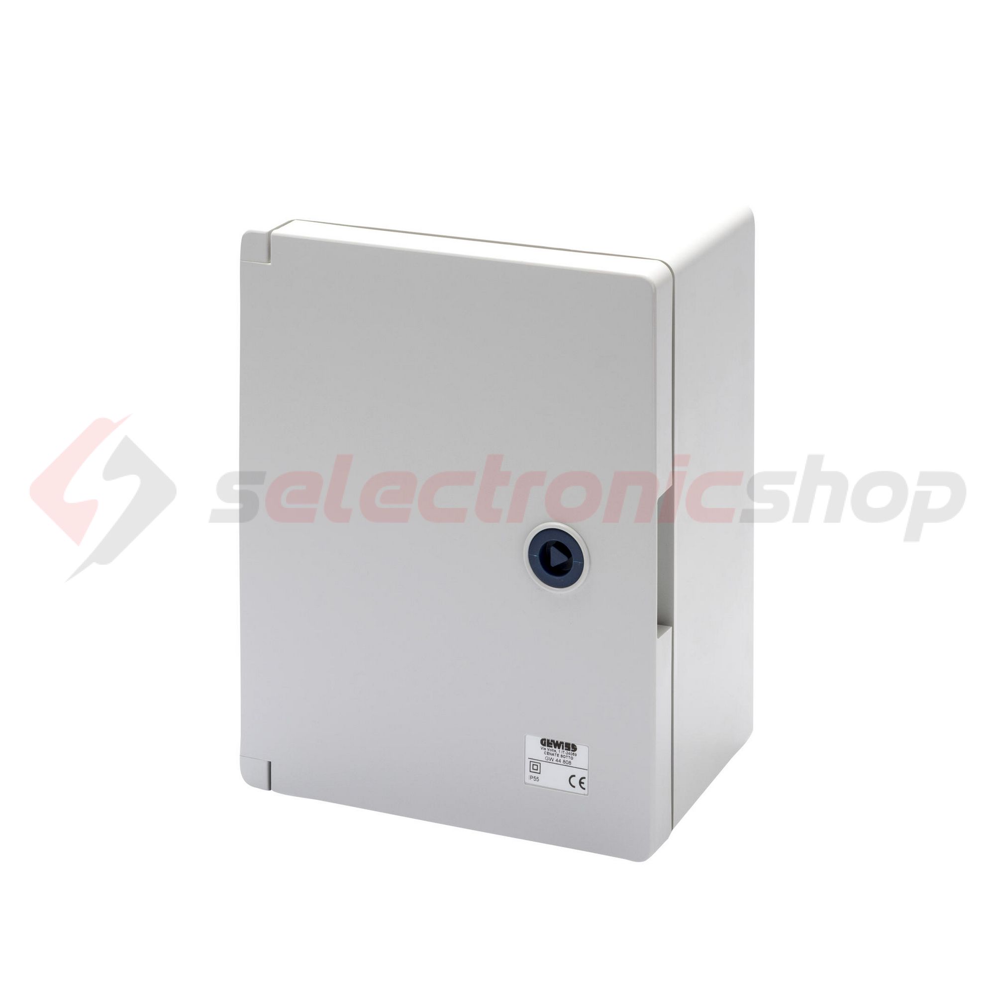 Szekrény fali szerelőlemez nélkül műanyag 316mm x 236mm x 135mm IP55 szürke 44CEP GEWISS - GW44809