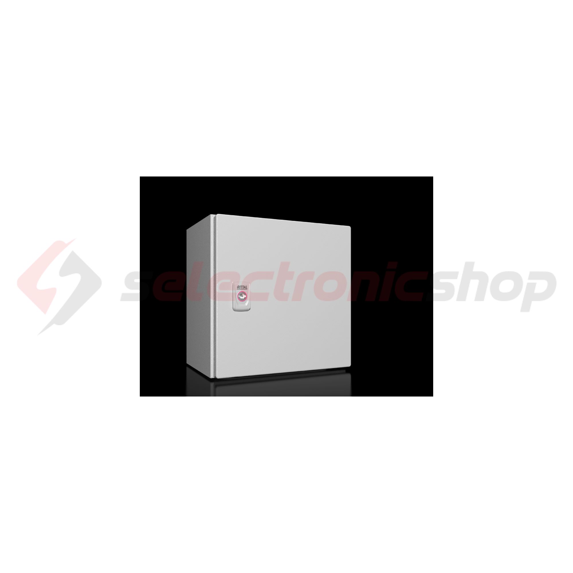 Szekrény fali teli ajtós acél szerelőlappal 300mm x 300mm x 210mm IP66 AX 1033.000 Rittal - 1033000