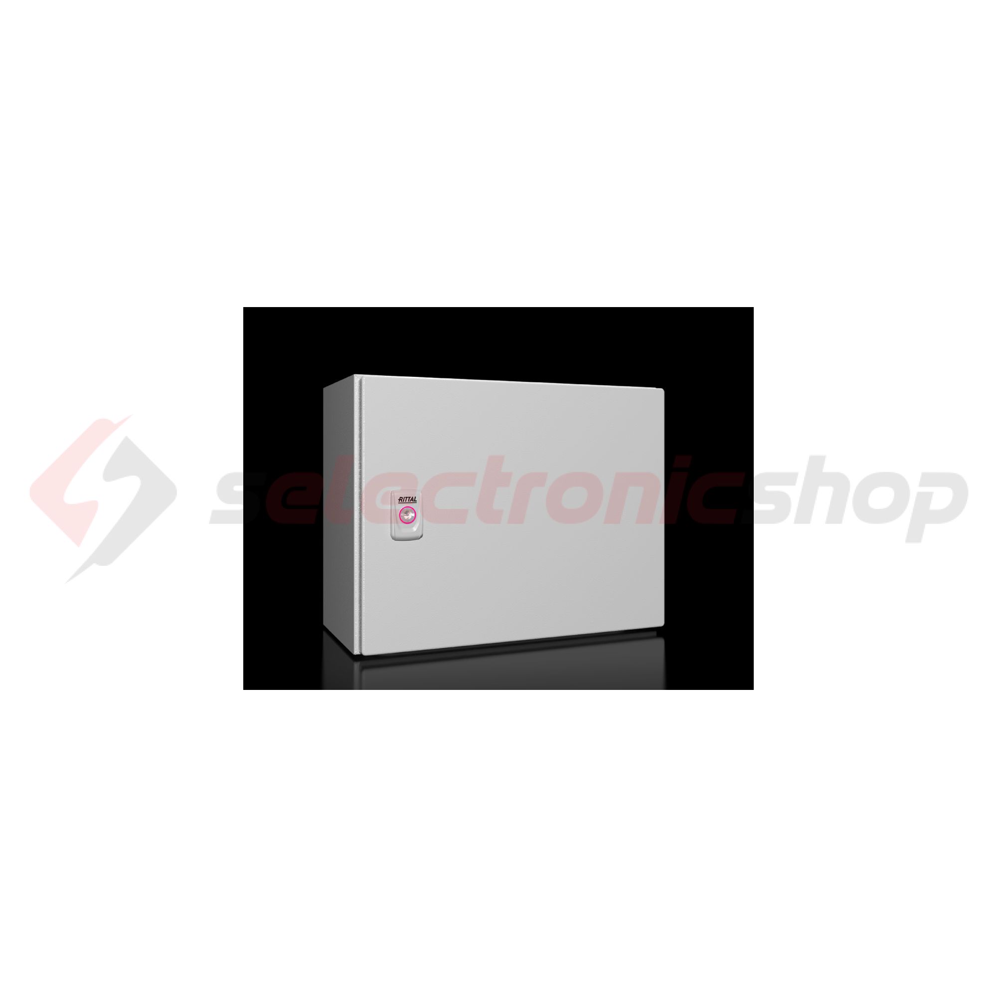 Szekrény fali teli ajtós acél szerelőlappal 300mm x 380mm x 210mm IP66 AX 1031.000 Rittal - 1031000