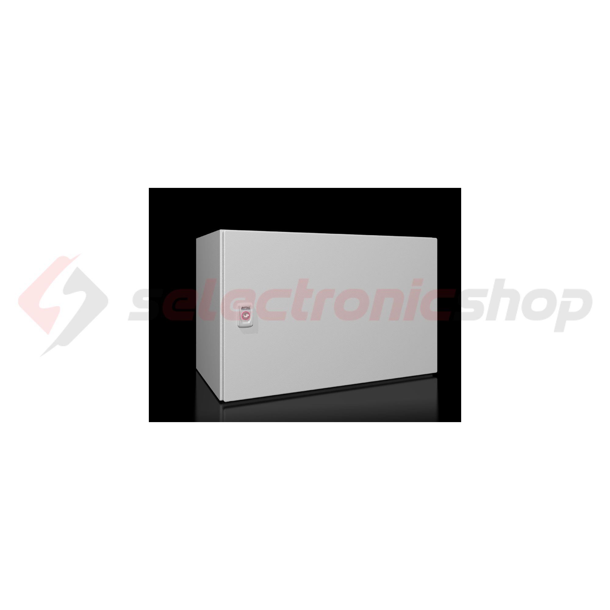 Szekrény fali teli ajtós acél szerelőlappal 380mm x 600mm x 350mm IP66 AX 1339.000 Rittal - 1339000