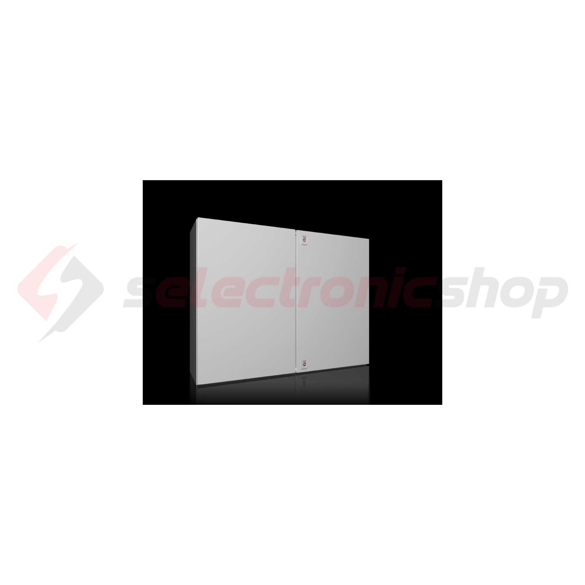 Szekrény fali teli ajtós acél szerelőlappal 760mm x 1000mm x 300mm IP55 AX 1130.000 Rittal - 1130000