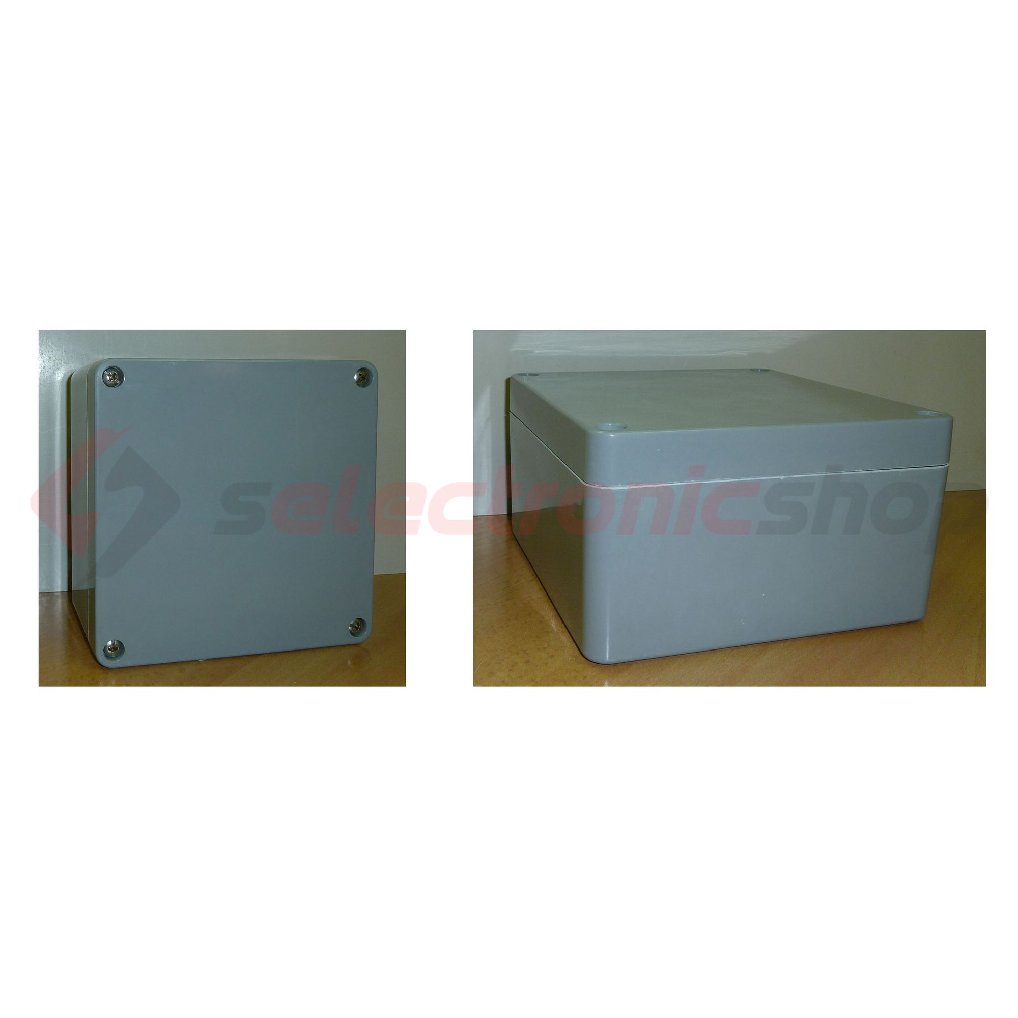 Szerelő/készülékdoboz poliészter falonkívüli műanyag 160mm x 160mm 90mm CSP 161609 Csatári Plast - CSP10161609