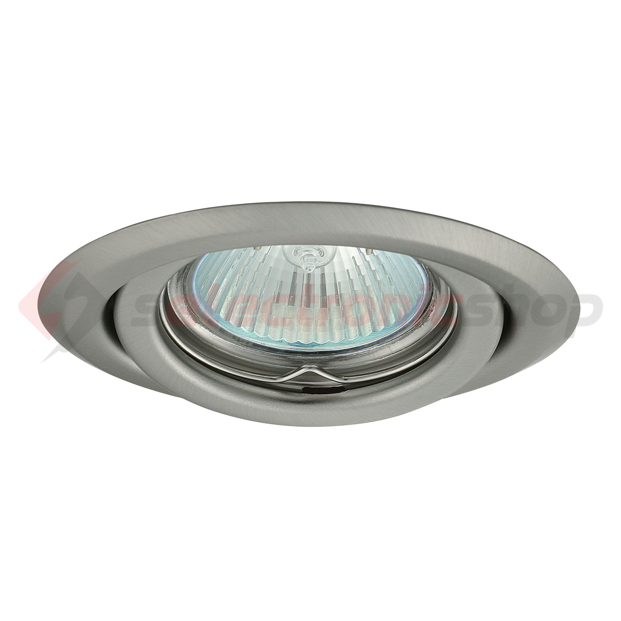 Szpot lámpatest álmennyezetbe MR16 1x 35W 12V AC/DC GX5.3 króm-ház acél ARGUS CT-2115-C/M KANLUX - 00331