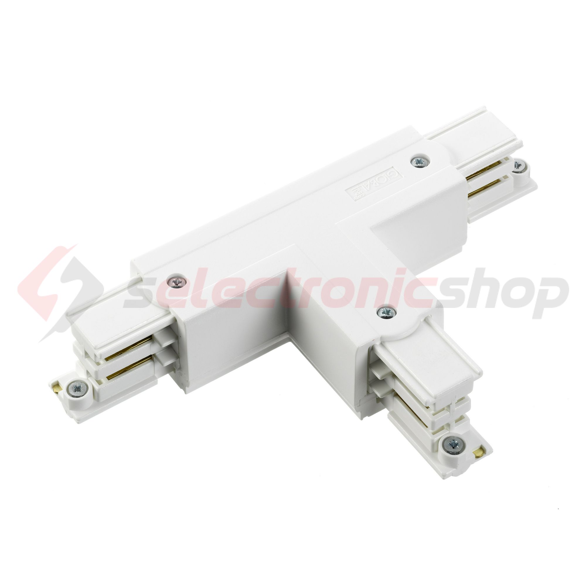 T-elágazó elem 3F világítási sínhez 16A jobb 230-400V 3F falonkívüli fehér XTS 40-3 LIVAL - 19170403